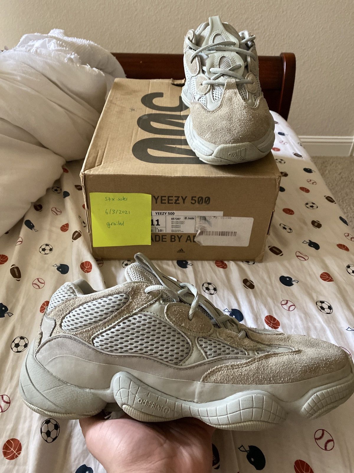 Adidas Yeezy 500 Salt 2018 Grailed