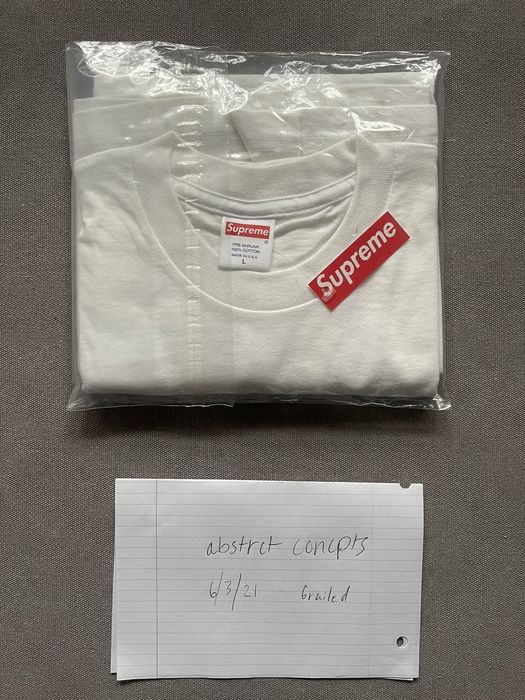 Supreme size clearance tag