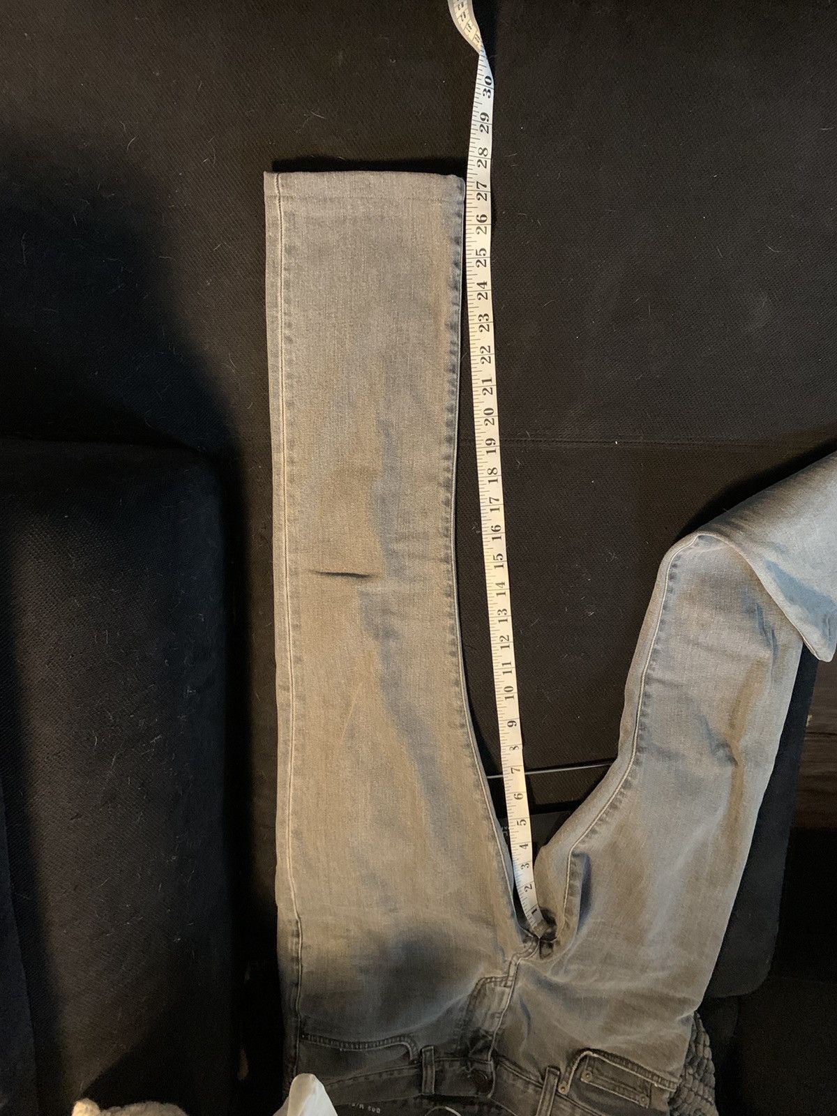 Saint Laurent Paris Grey Hedi d02 Size US 30 / EU 46 - 7 Thumbnail