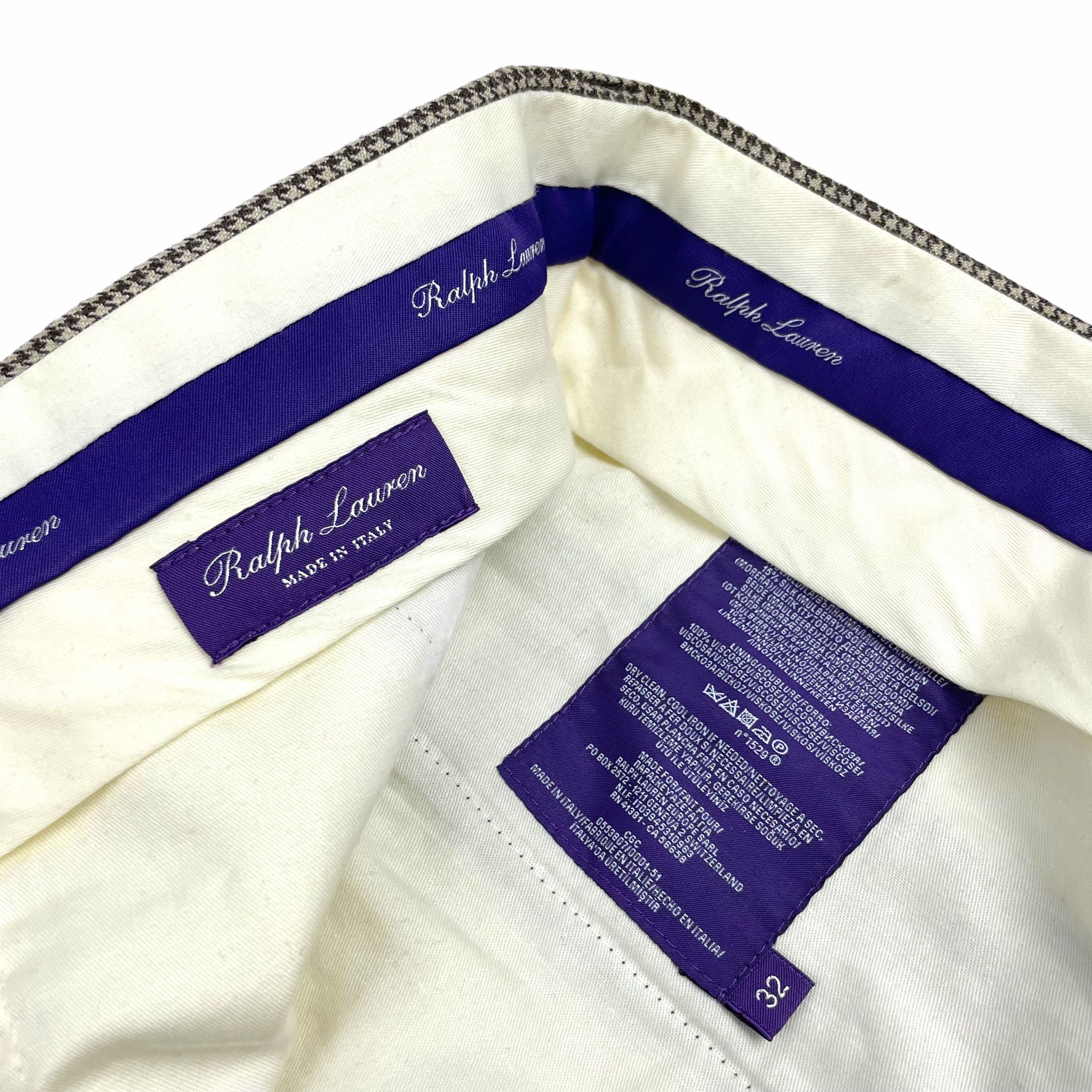 Ralph Lauren Purple Label Ralph Lauren Purple Label Herringbone Pants Made in Italy Size US 32 / EU 48 - 4 Thumbnail