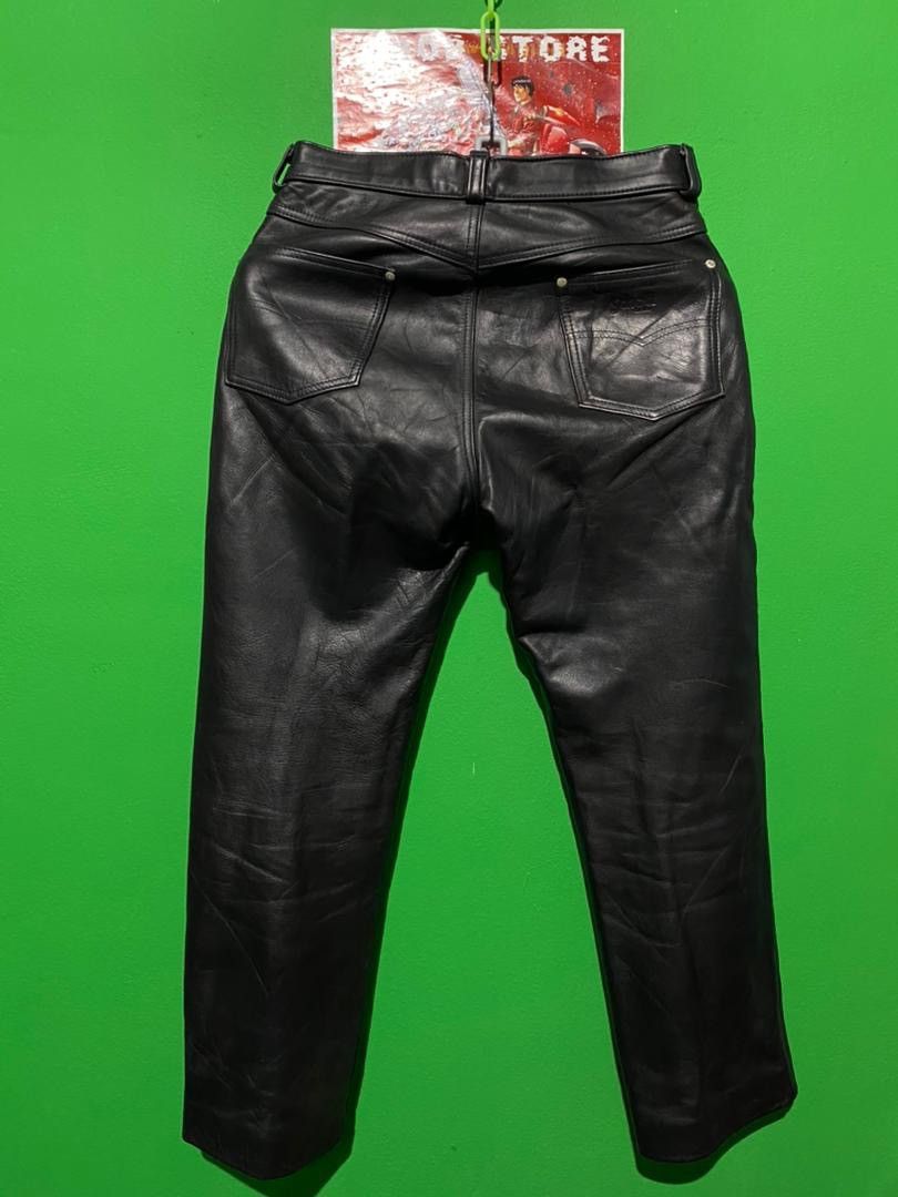 Schott × Vintage Vintage Schott Leather Pant Size US 32 / EU 48 - 7 Thumbnail