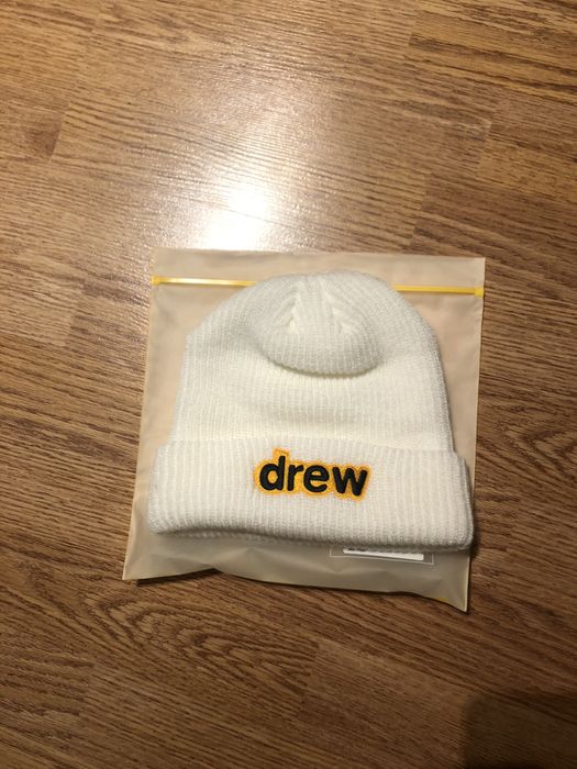 Drew House Justin Bieber Drew House Secret Soft Rib Beanie White