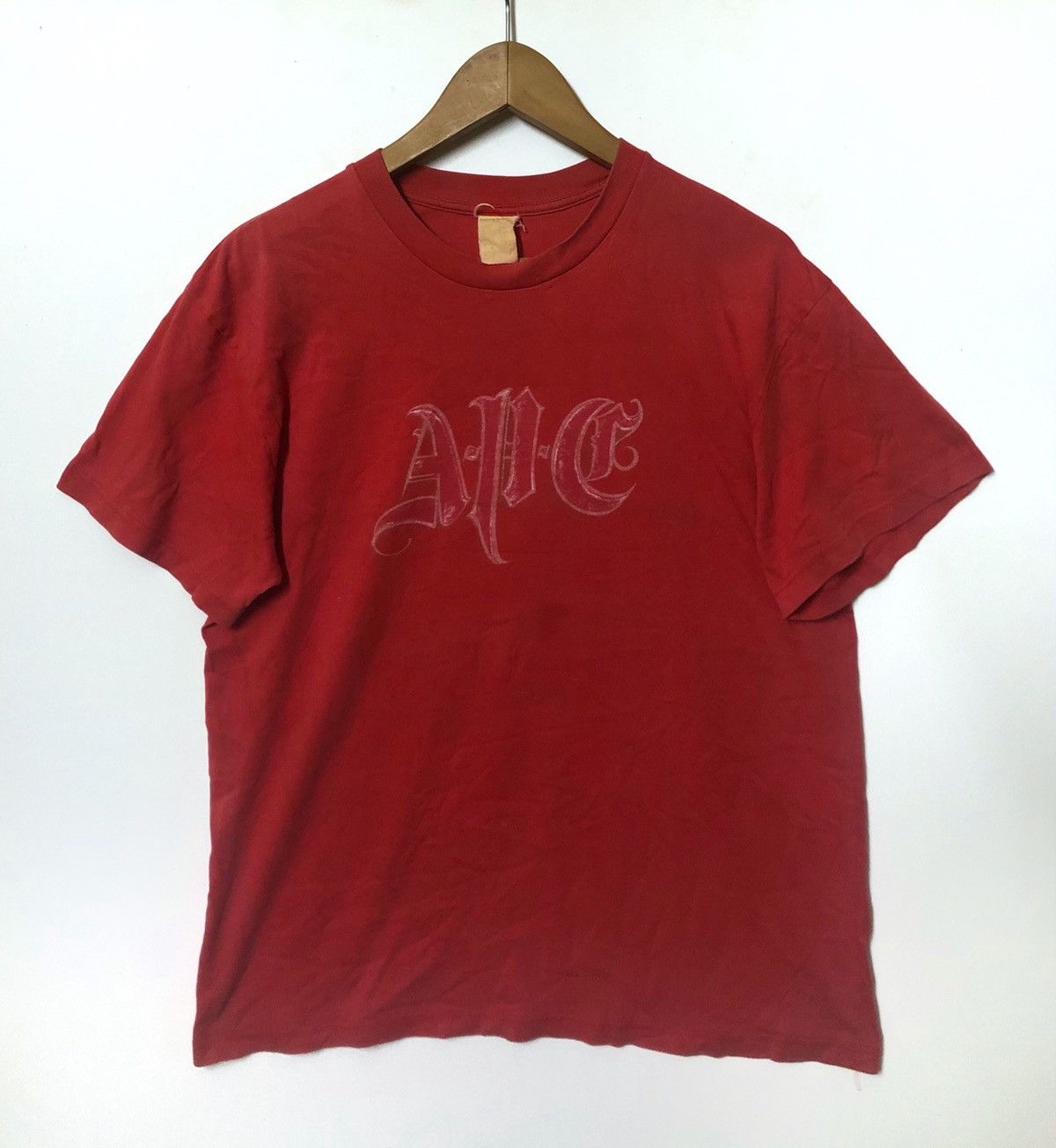 Vintage A.P.C T shirt M APC Spell Out