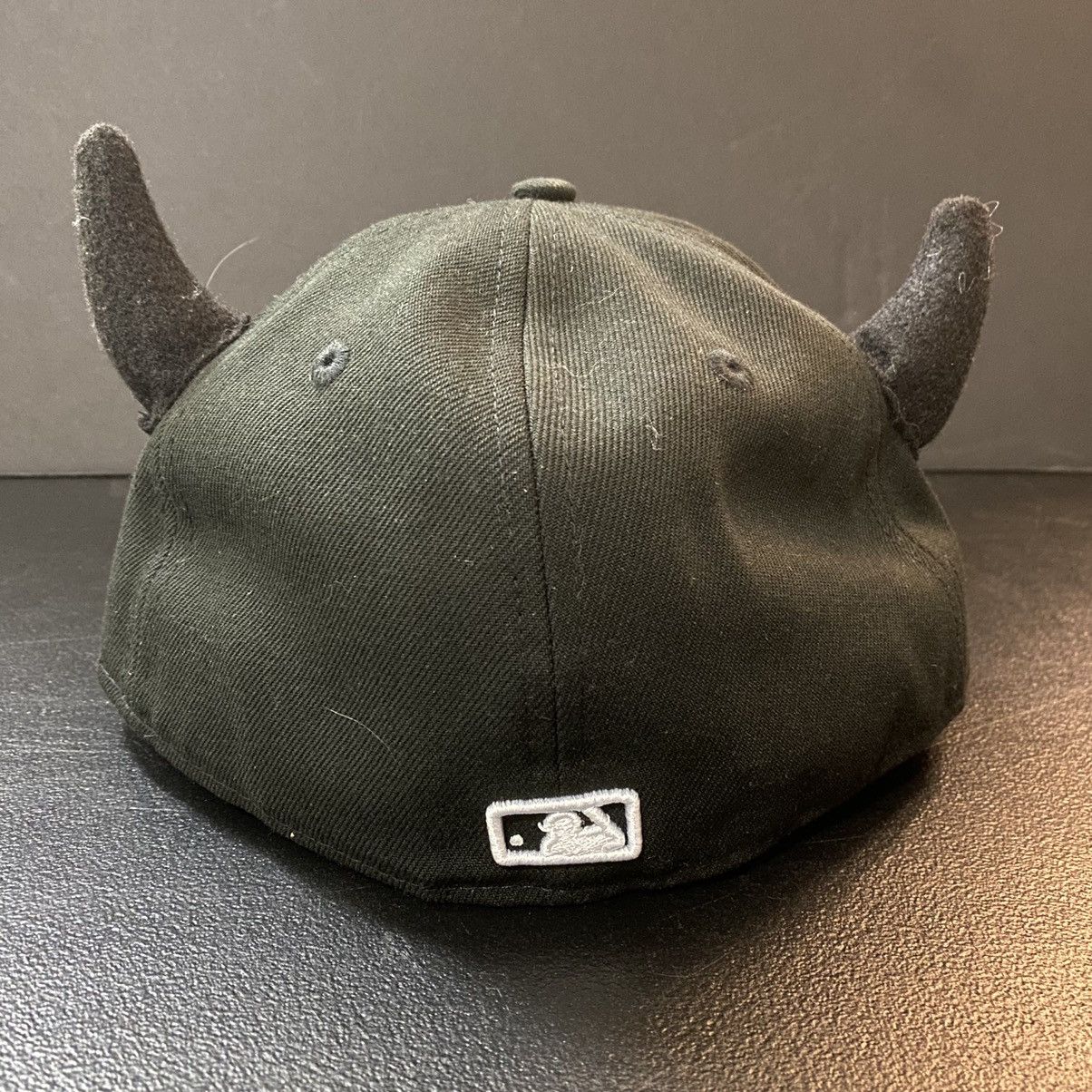 New Era Ryder Studios LA Devil Horns Fitted Hat 7 3/8” Black Grailed