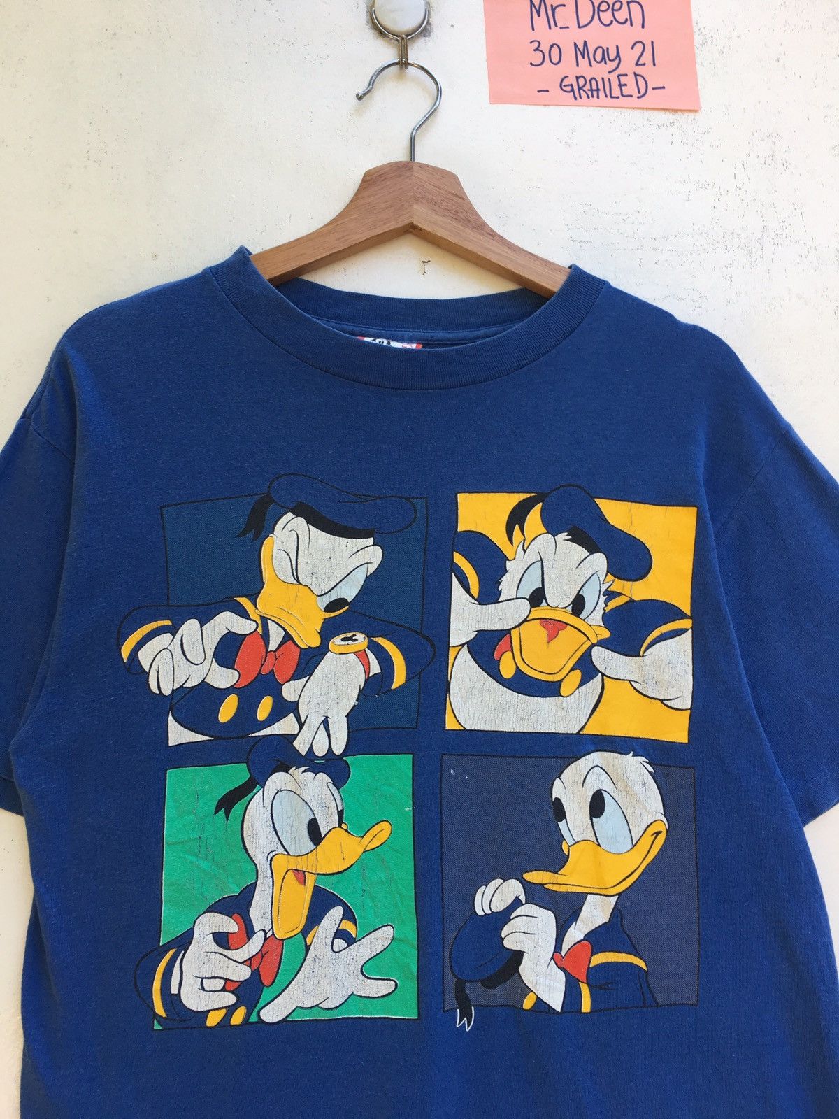Cartoon Network Vintage 90s Donald Duck Walt Disney Cartoon Tshirt Size US M / EU 48-50 / 2 - 5 Thumbnail