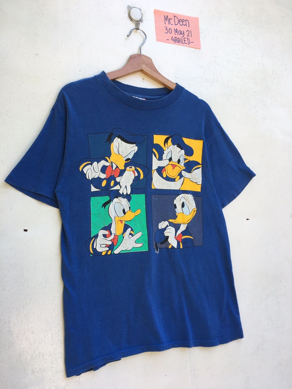 Cartoon Network Vintage 90s Donald Duck Walt Disney Cartoon Tshirt Size US M / EU 48-50 / 2 - 2 Thumbnail