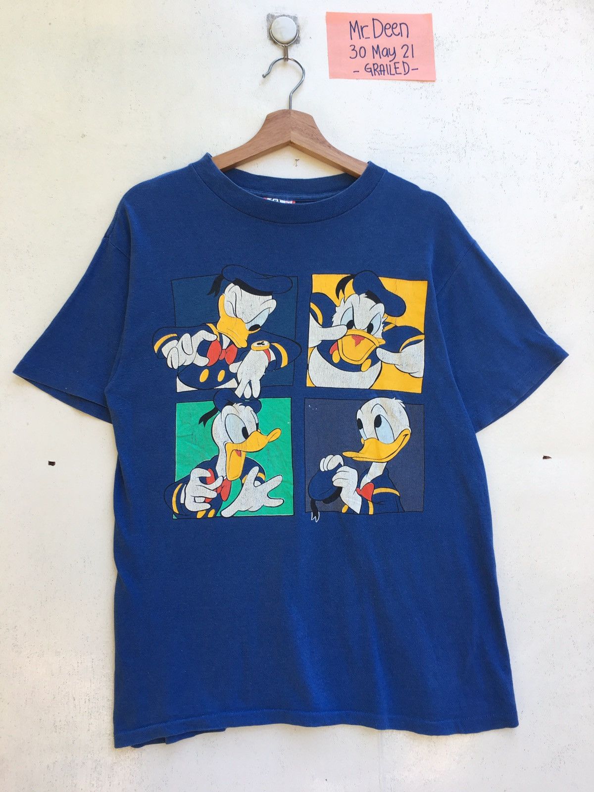 Cartoon Network Vintage 90s Donald Duck Walt Disney Cartoon Tshirt Size US M / EU 48-50 / 2 - 1 Thumbnail