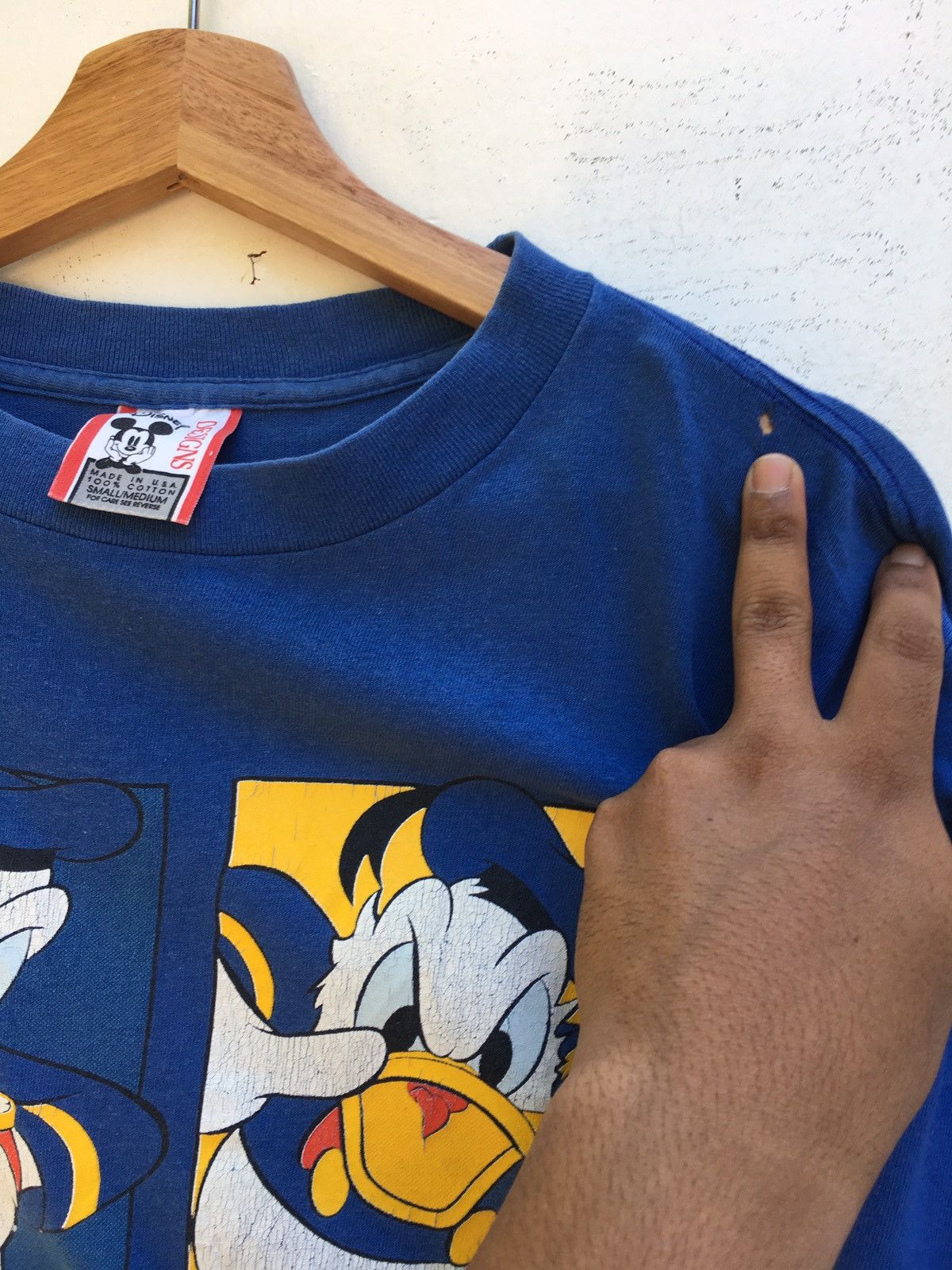 Cartoon Network Vintage 90s Donald Duck Walt Disney Cartoon Tshirt Size US M / EU 48-50 / 2 - 11 Thumbnail