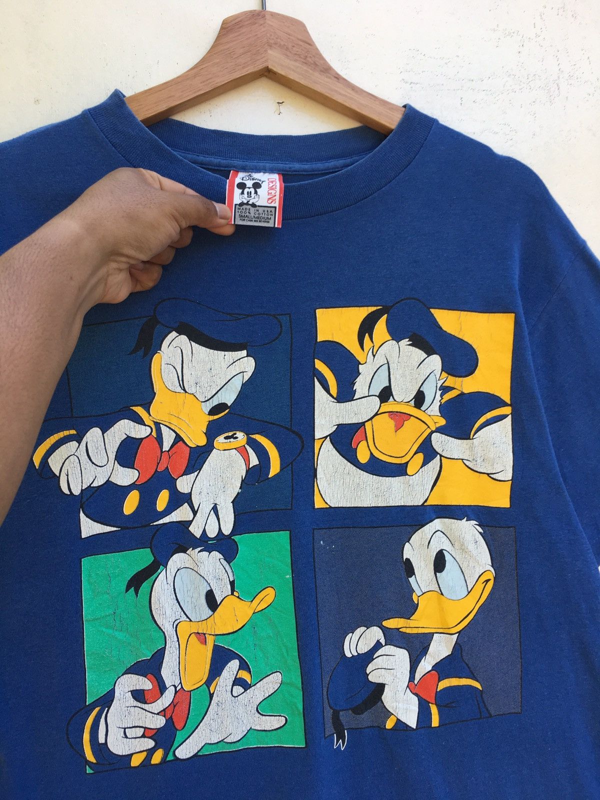 Cartoon Network Vintage 90s Donald Duck Walt Disney Cartoon Tshirt Size US M / EU 48-50 / 2 - 7 Thumbnail