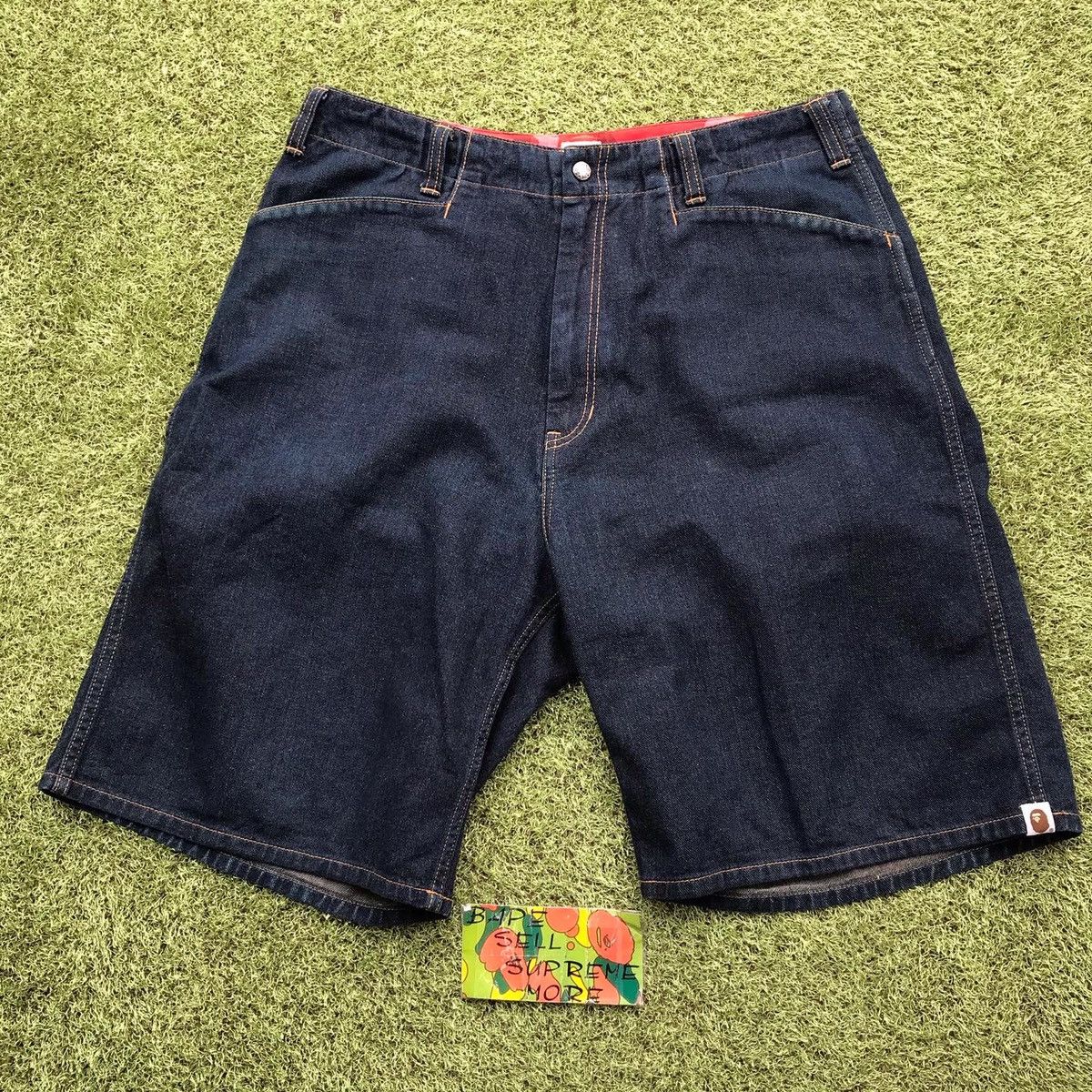 BAPE Print short jeans