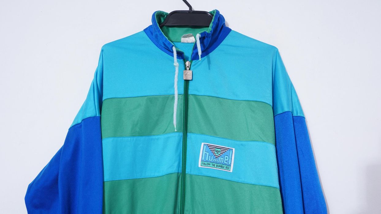 Vintage Hummel 90s Vintage Light Sports Jacket L Track Festival