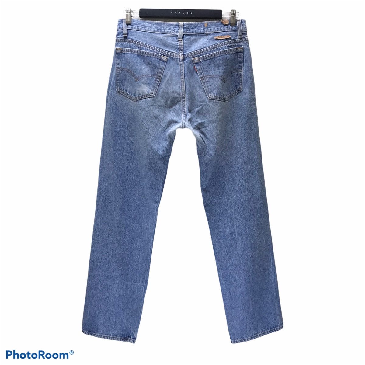 Levi's Vintage 90s Levis 501 Distressed Lightwash Made In USA Size US 32 / EU 48 - 2 Thumbnail