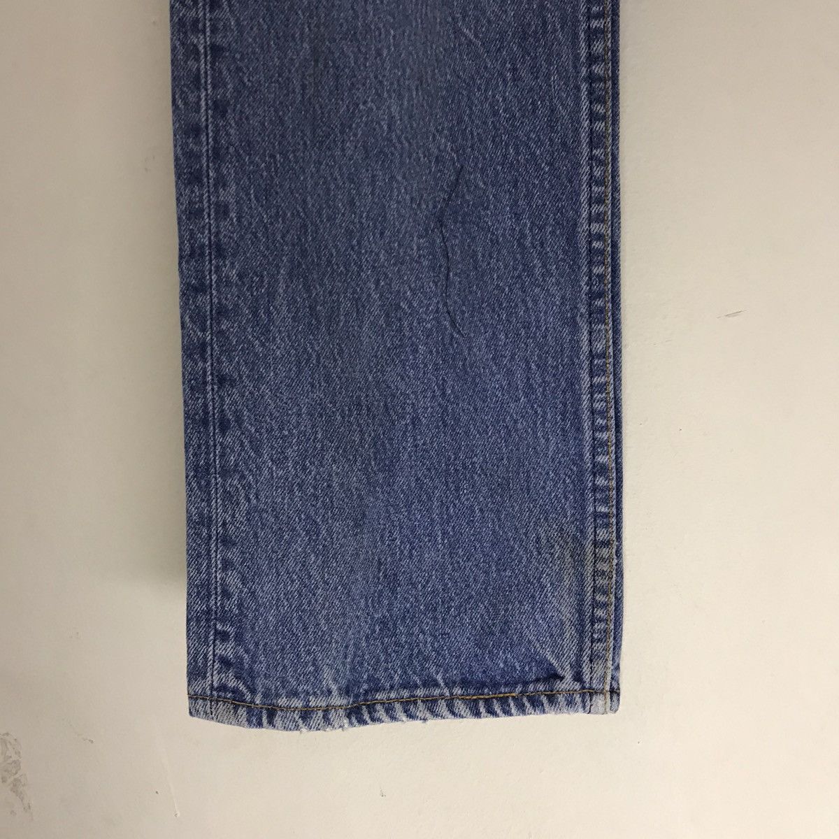 Levi's Vintage 90s Levis 501 Distressed Lightwash Made In USA Size US 32 / EU 48 - 9 Thumbnail
