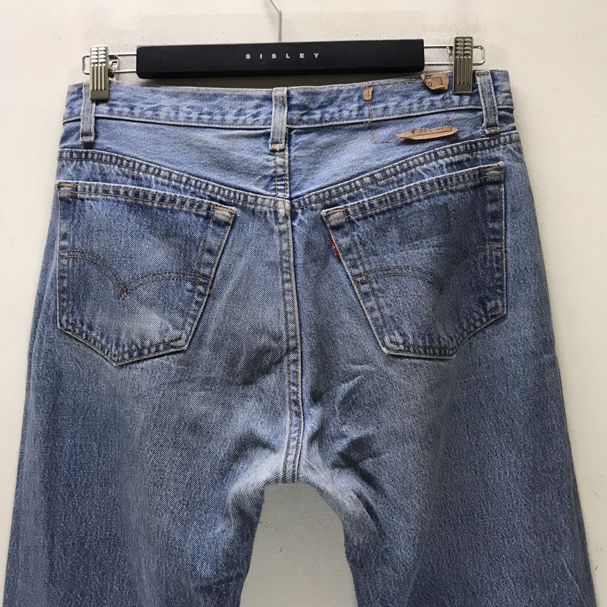 Levi's Vintage 90s Levis 501 Distressed Lightwash Made In USA Size US 32 / EU 48 - 12 Thumbnail