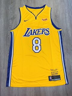 Maillot Basket Lakers Blanc NBA Kobe Bryant #8 Champion USA Vintage - S