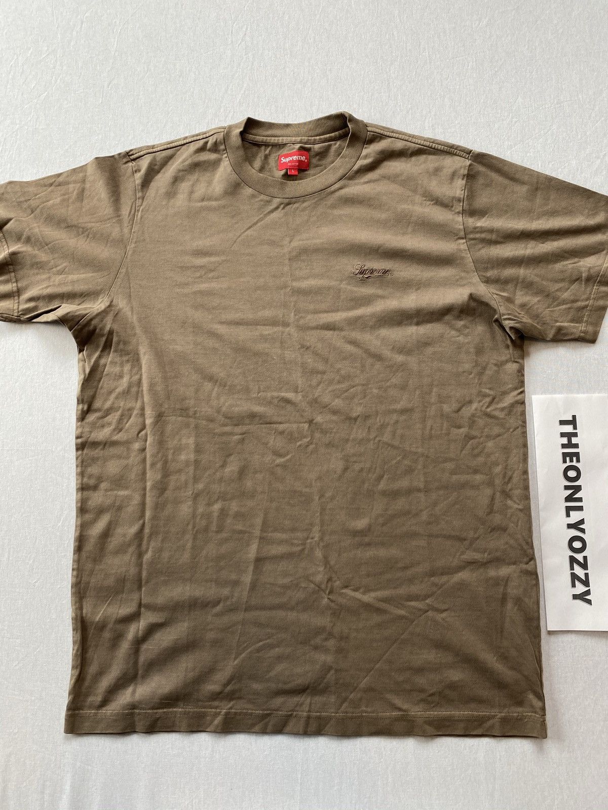 Supreme Supreme Script logo Tee Brown sz L Size US L / EU 52-54 / 3 - 1 Thumbnail