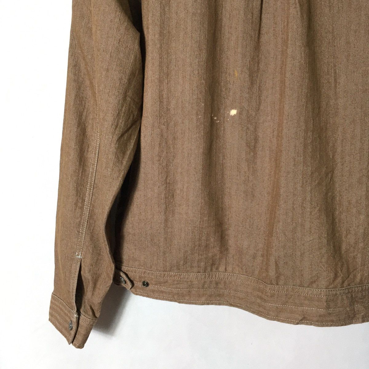 Japanese Brand Dogman Herringbone Workwear Jacket Size US L / EU 52-54 / 3 - 6 Thumbnail