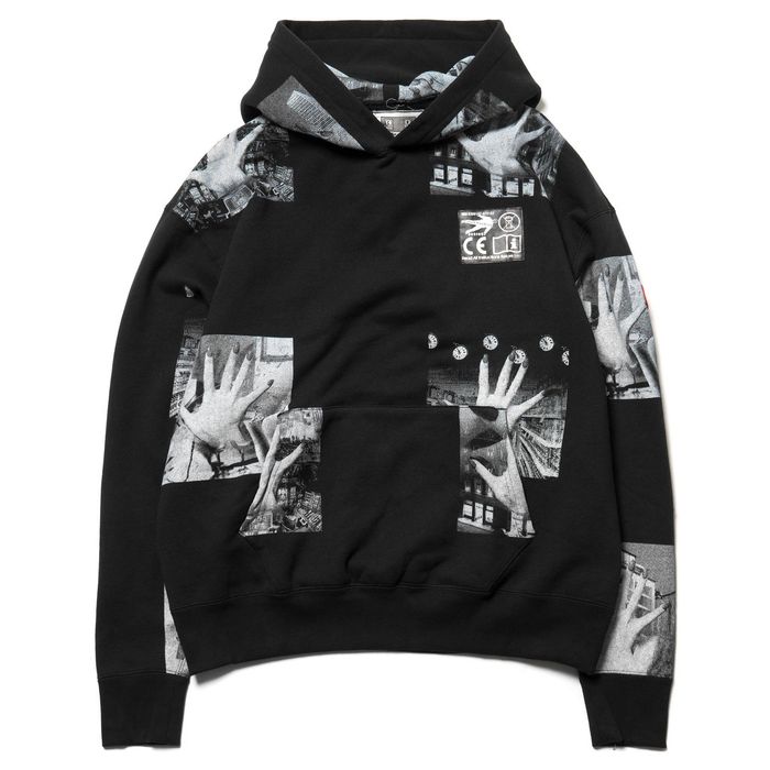 Cav Empt Blockprint Heavy Hoodie Grailed