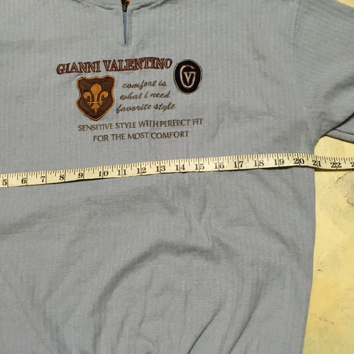 Gianni Valentino Gianni Valentino Half Zipper Sweatshirt Size US L / EU 52-54 / 3 - 2 Thumbnail