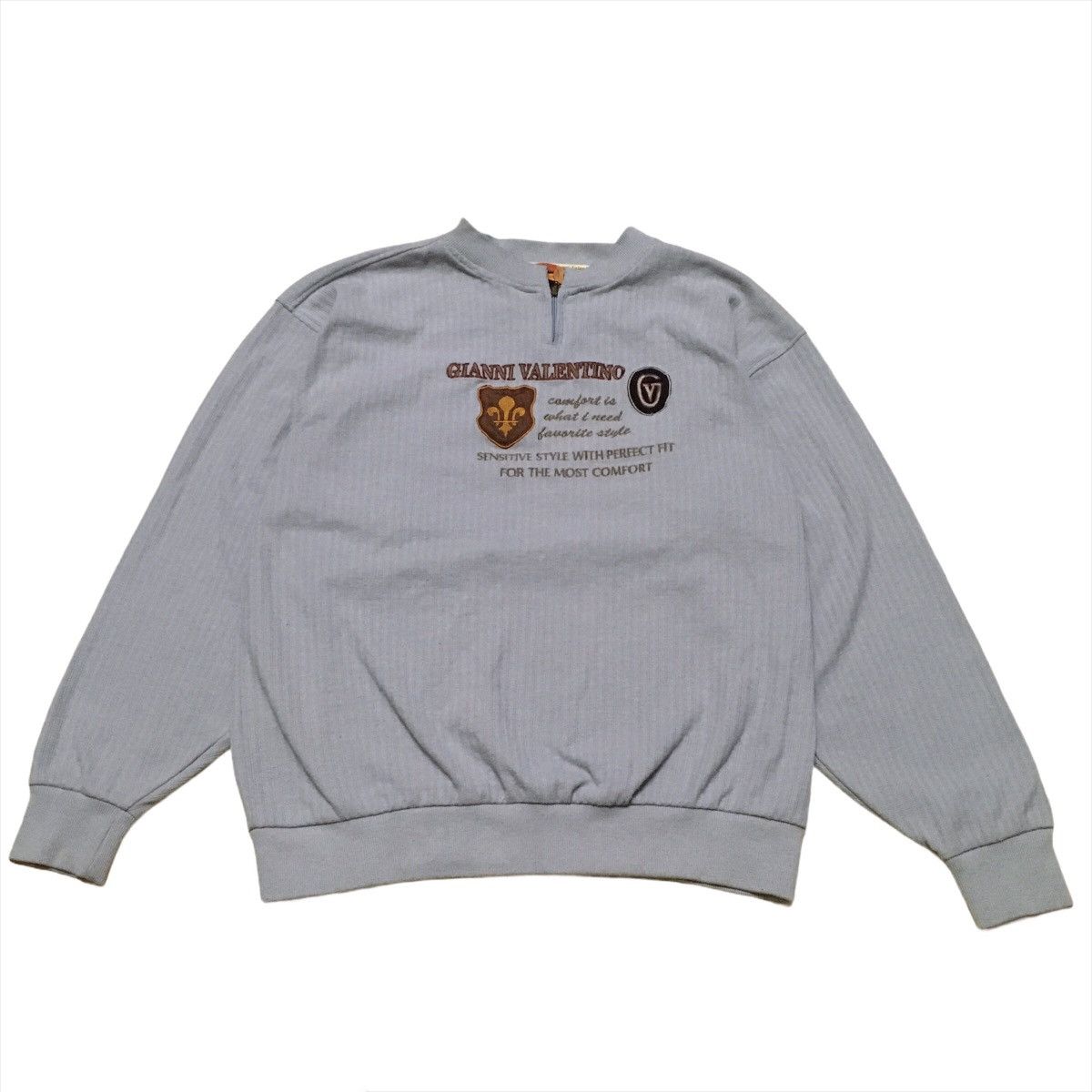 Gianni Valentino Gianni Valentino Half Zipper Sweatshirt Size US L / EU 52-54 / 3 - 1 Thumbnail