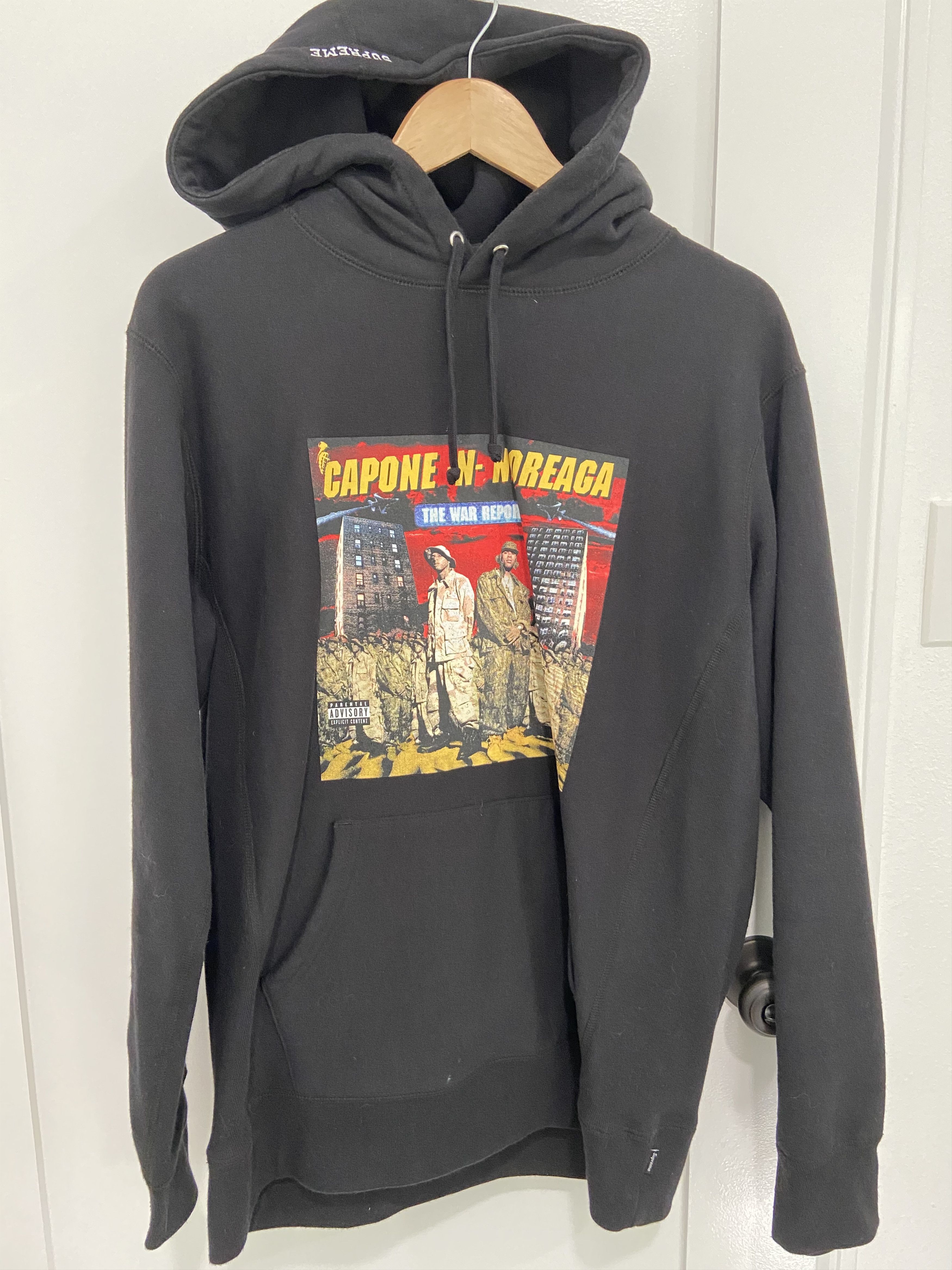 トップス Supreme Nose Bleed Hooded Sweatshirt Supreme Nose Bleed Hooded Sweatshirt Black Men's - FW19 - US
