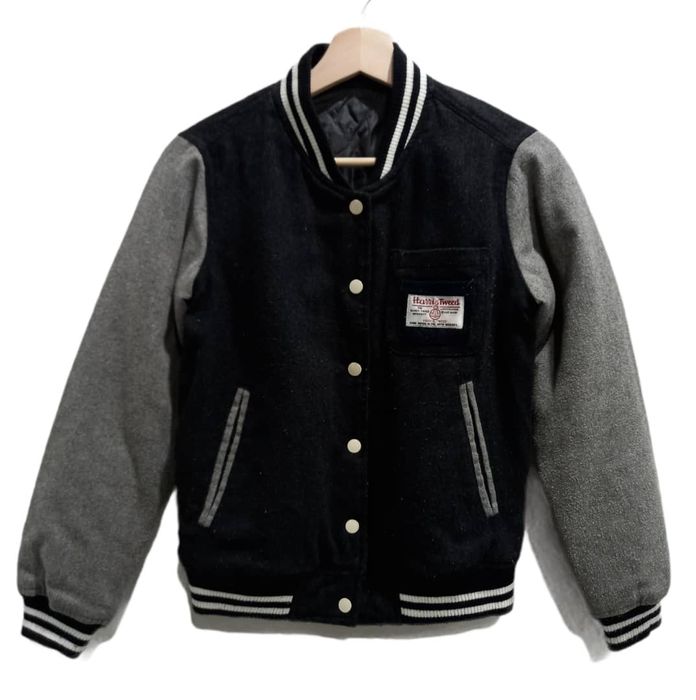 Harris Tweed Harris Tweed Varsity Jacket | Grailed