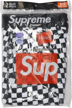 Hanes Supreme Checker Boxer Briefs | Grailed