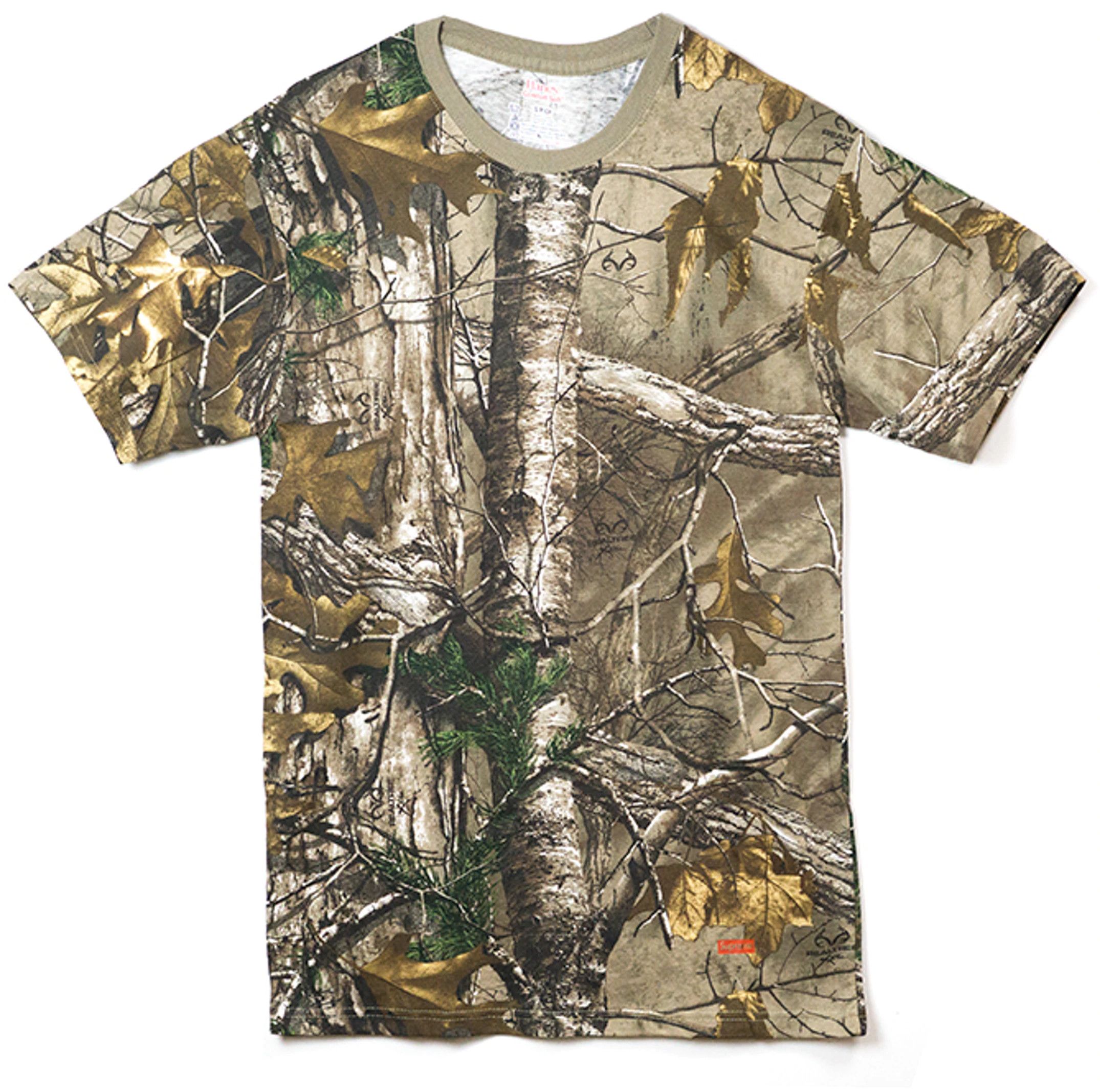 SUPREME 骨サーマル リアルツリー L Supreme Hanes Bones Thermal Crew (1 Pack) (FW24) - $32