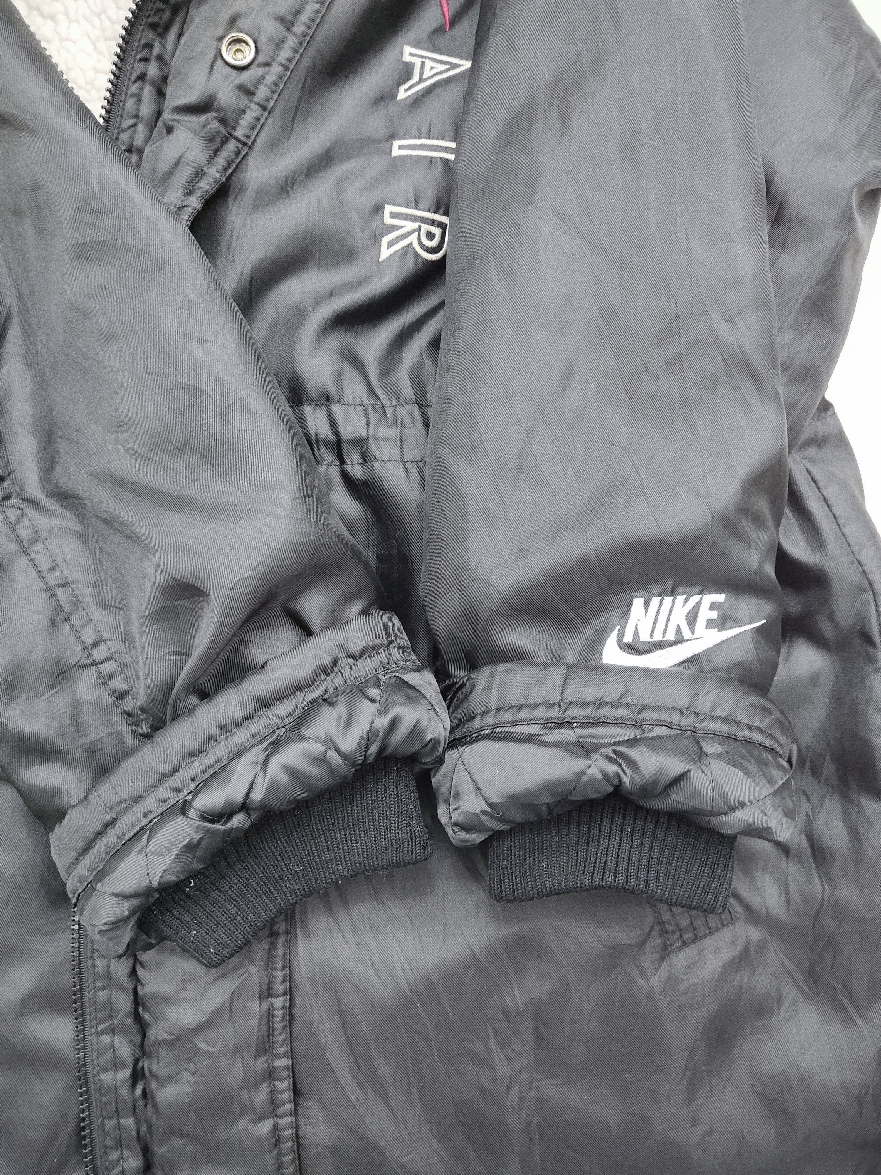 Nike × Vintage Vintage 90's Nike Big Logo Long Jacket / Parka Size US L / EU 52-54 / 3 - 10 Thumbnail