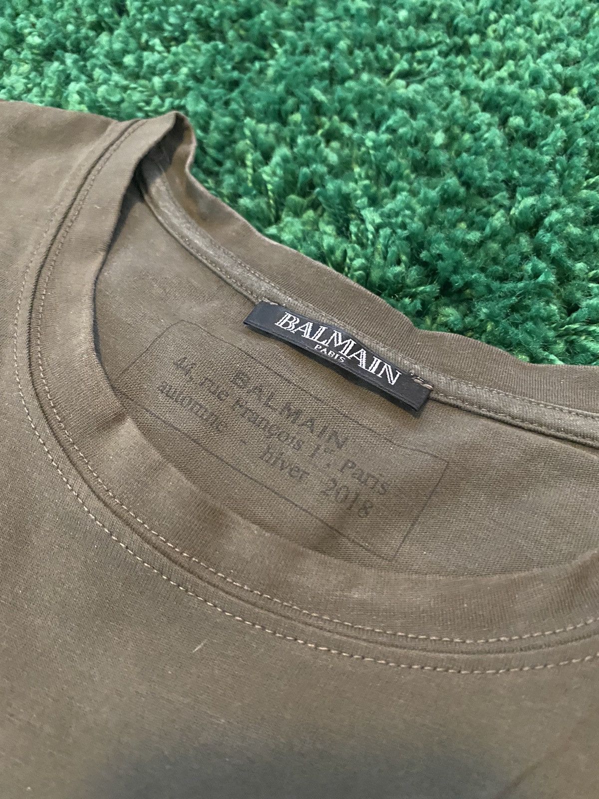 Balmain Balmain Logo Tee with French Stripes XL Size US XL / EU 56 / 4 - 3 Thumbnail