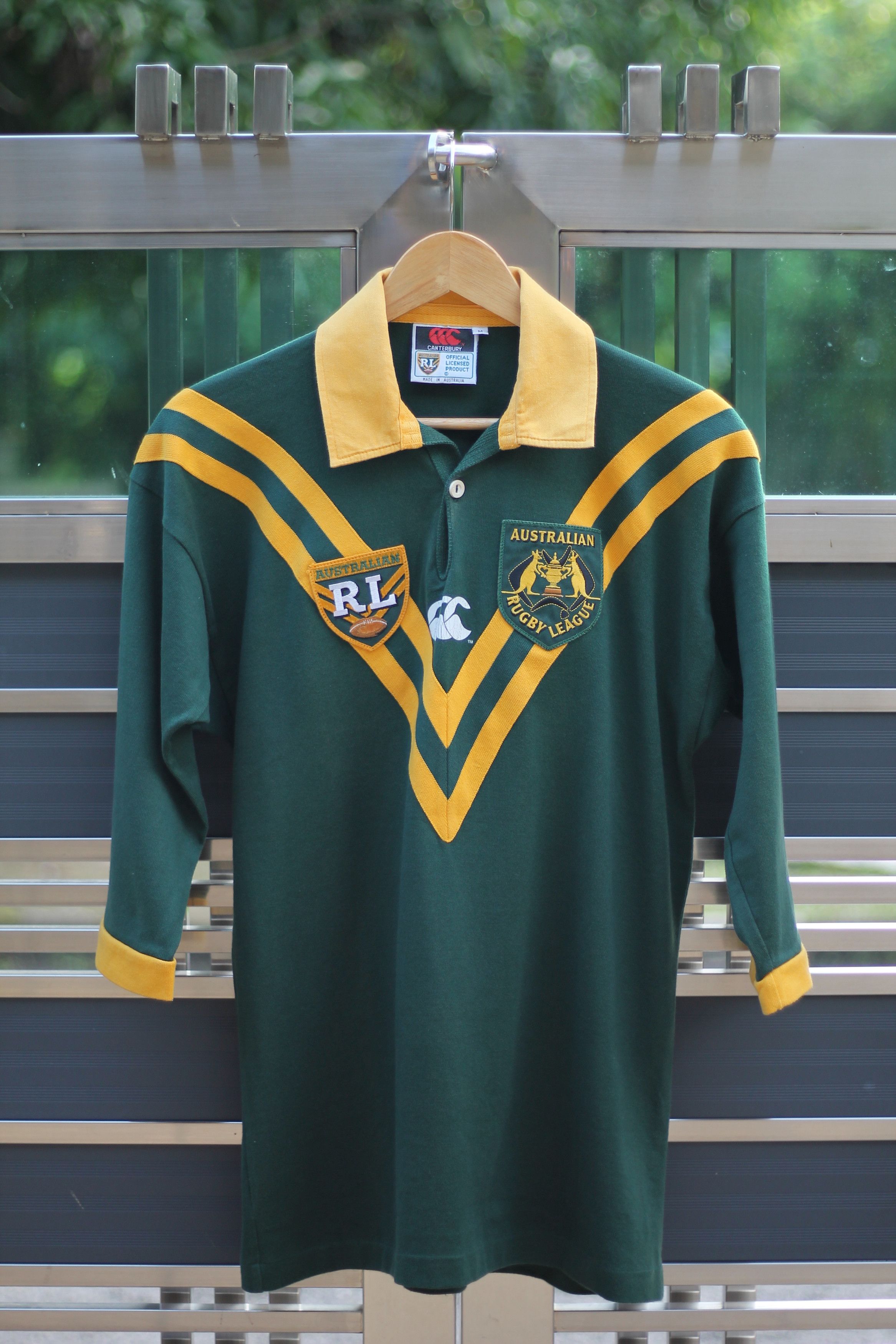 RARE! Vintage CANTERBURY The KANGAROOS 1994 1995 Jersey.