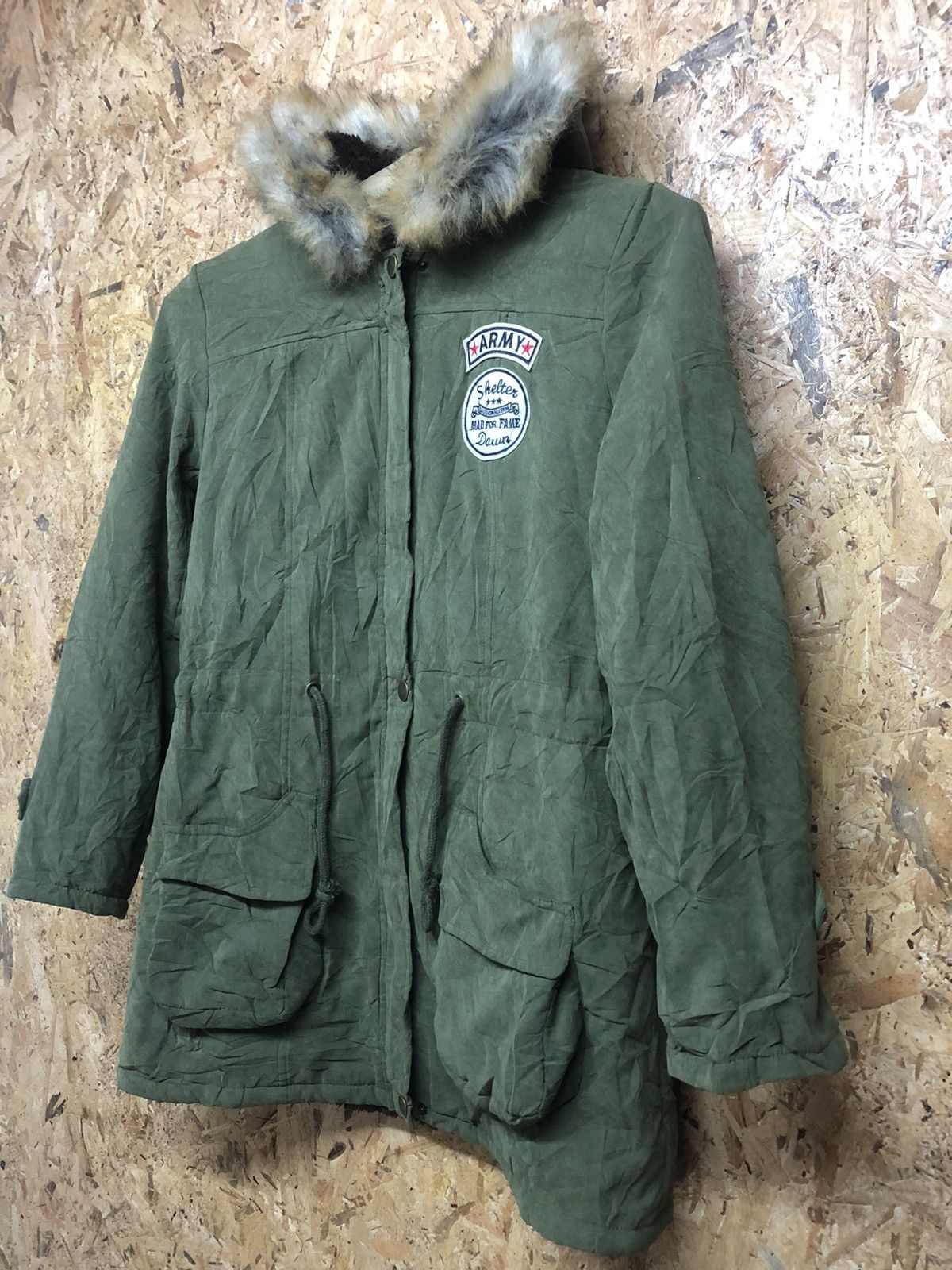 Vintage ARMY SHELTER DAWN HOODIE JACKET Size US M / EU 48-50 / 2 - 2 Thumbnail