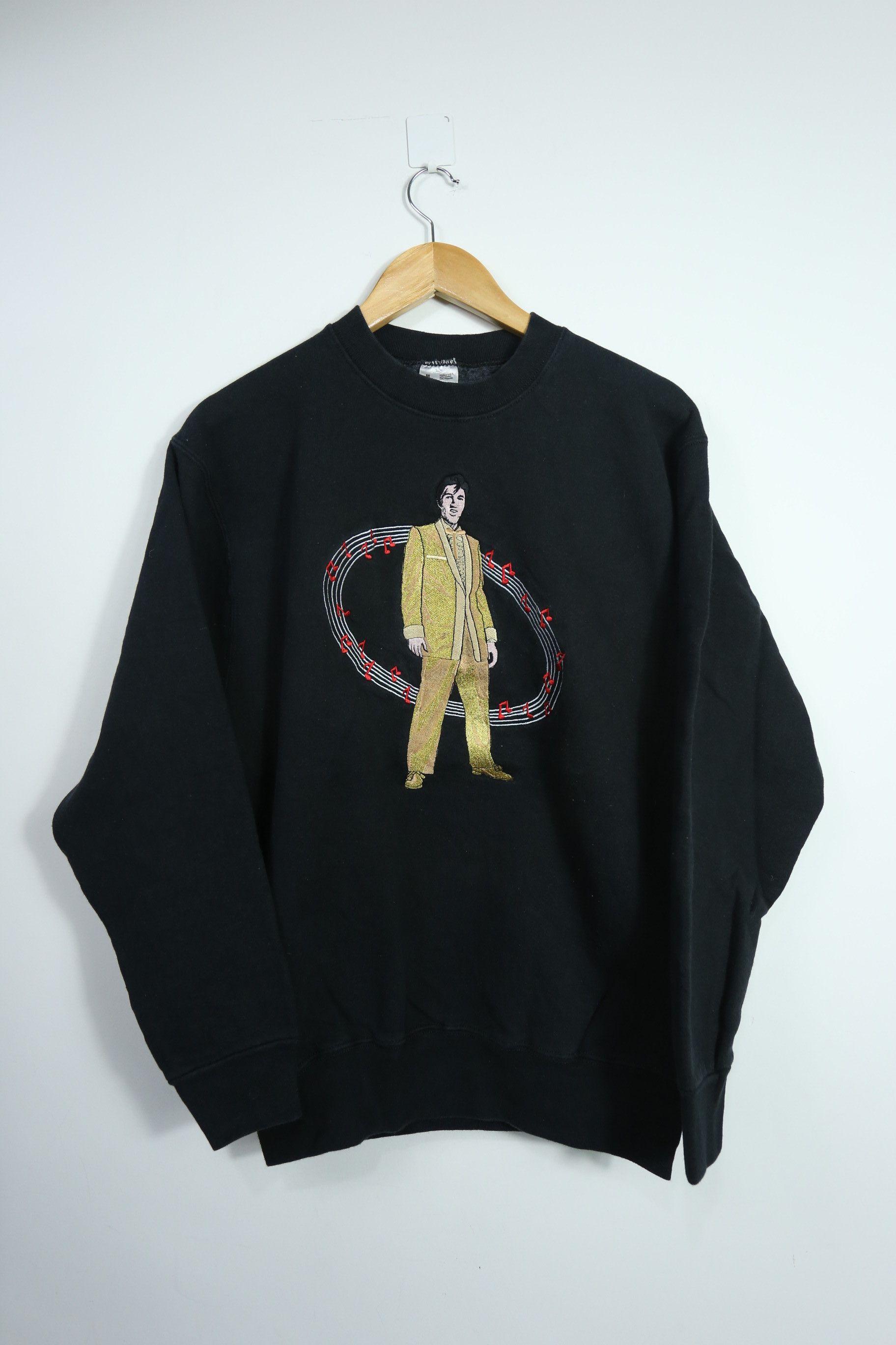 Band Tees × Vintage SW2 vintage 90s Elvis Presley sweater (M) Size US M / EU 48-50 / 2 - 1 Thumbnail