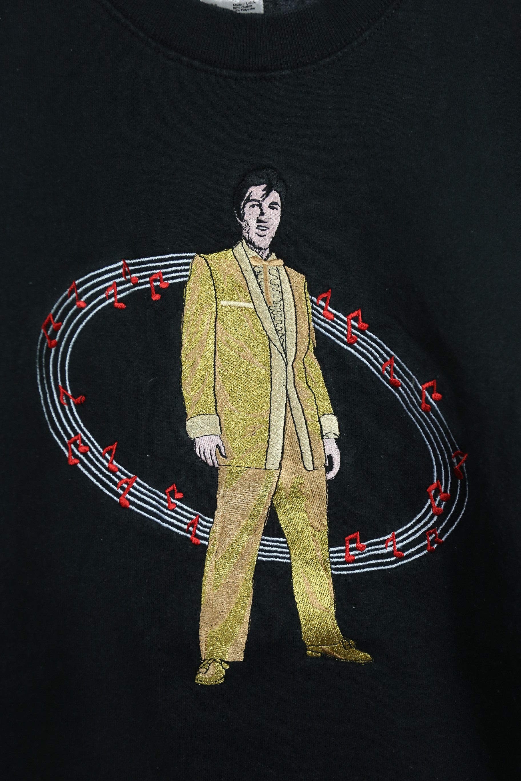 Band Tees × Vintage SW2 vintage 90s Elvis Presley sweater (M) Size US M / EU 48-50 / 2 - 2 Thumbnail