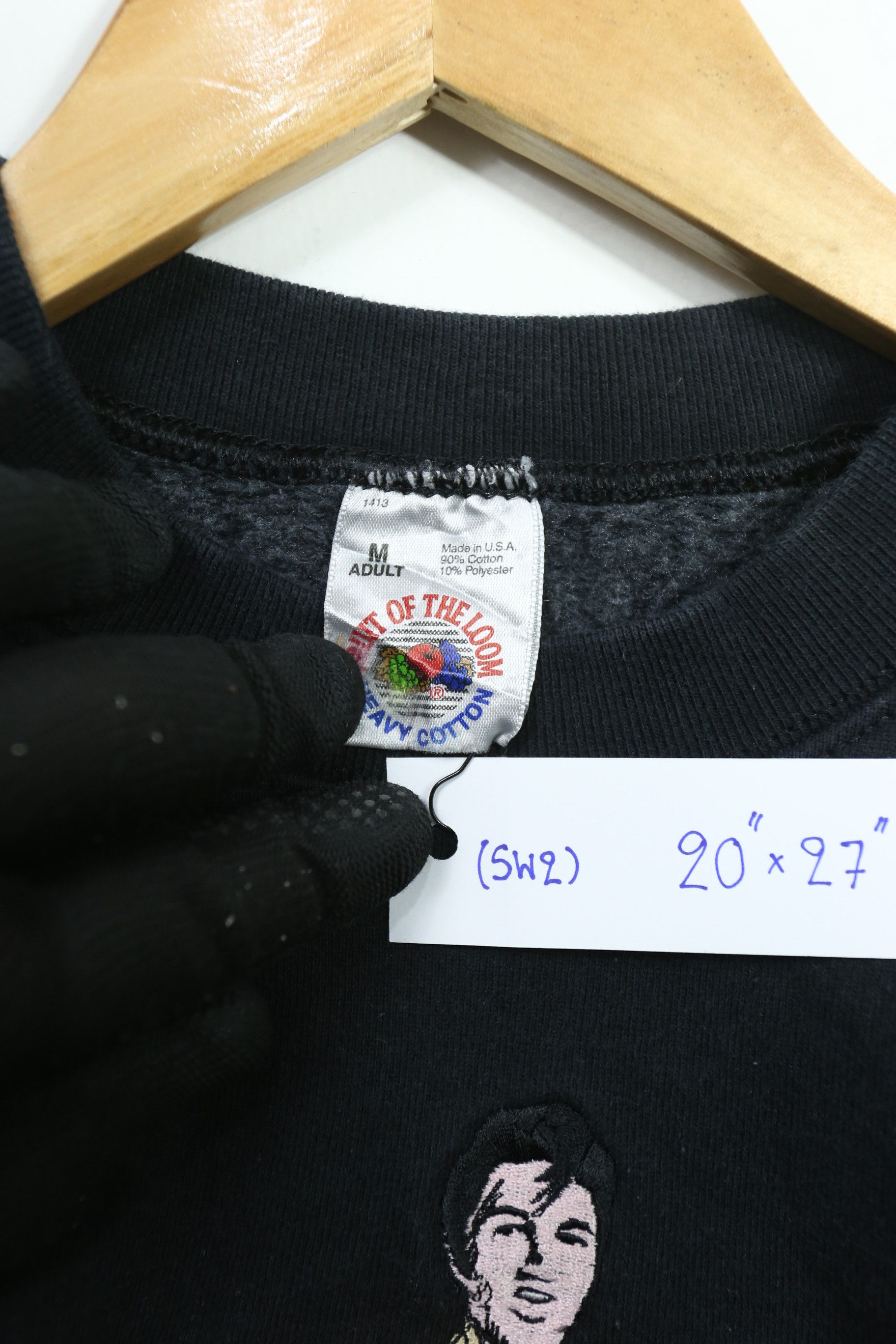 Band Tees × Vintage SW2 vintage 90s Elvis Presley sweater (M) Size US M / EU 48-50 / 2 - 4 Thumbnail