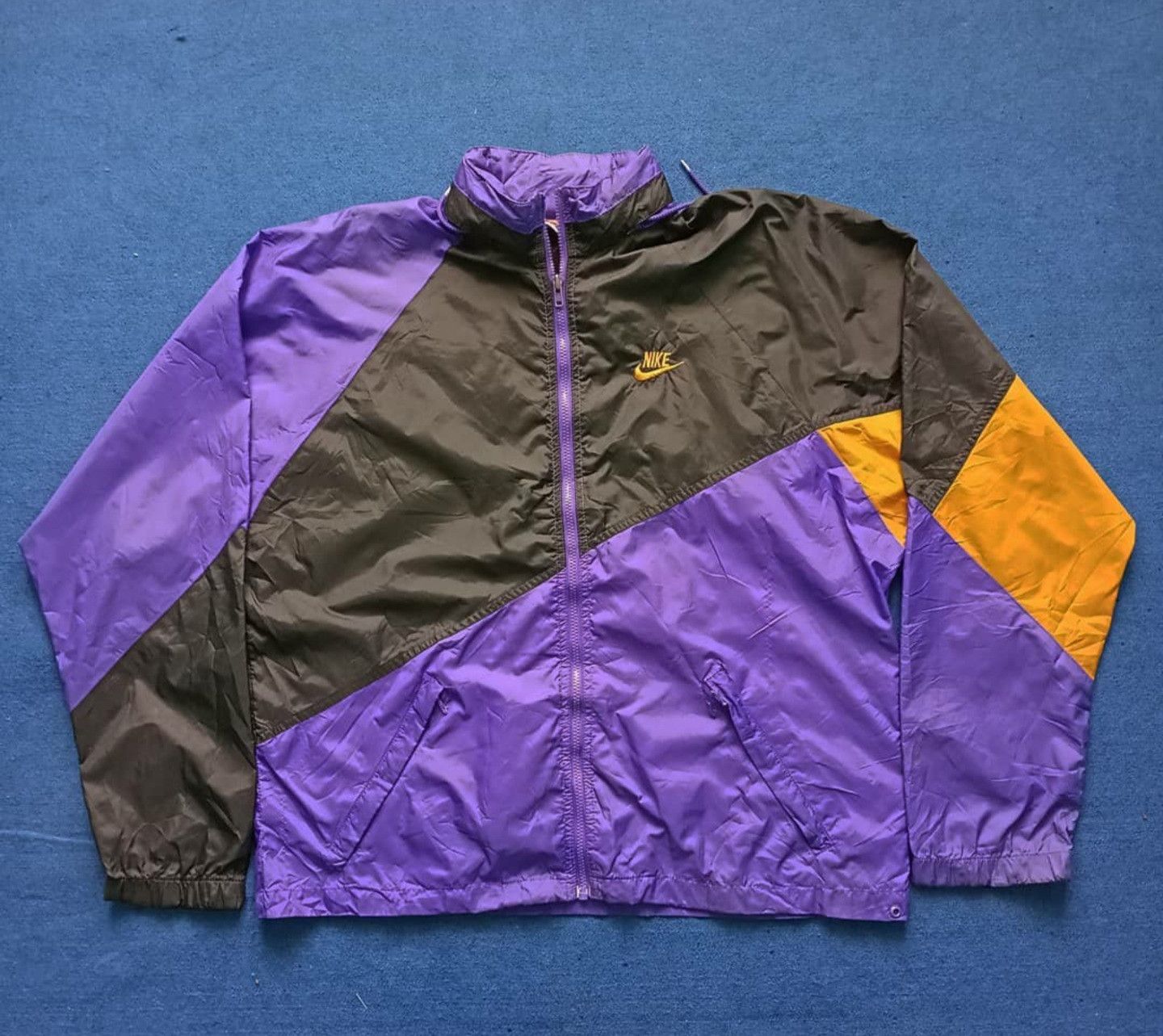 VINTAGE NIKE Colorblock Windbreaker Jacket Retro