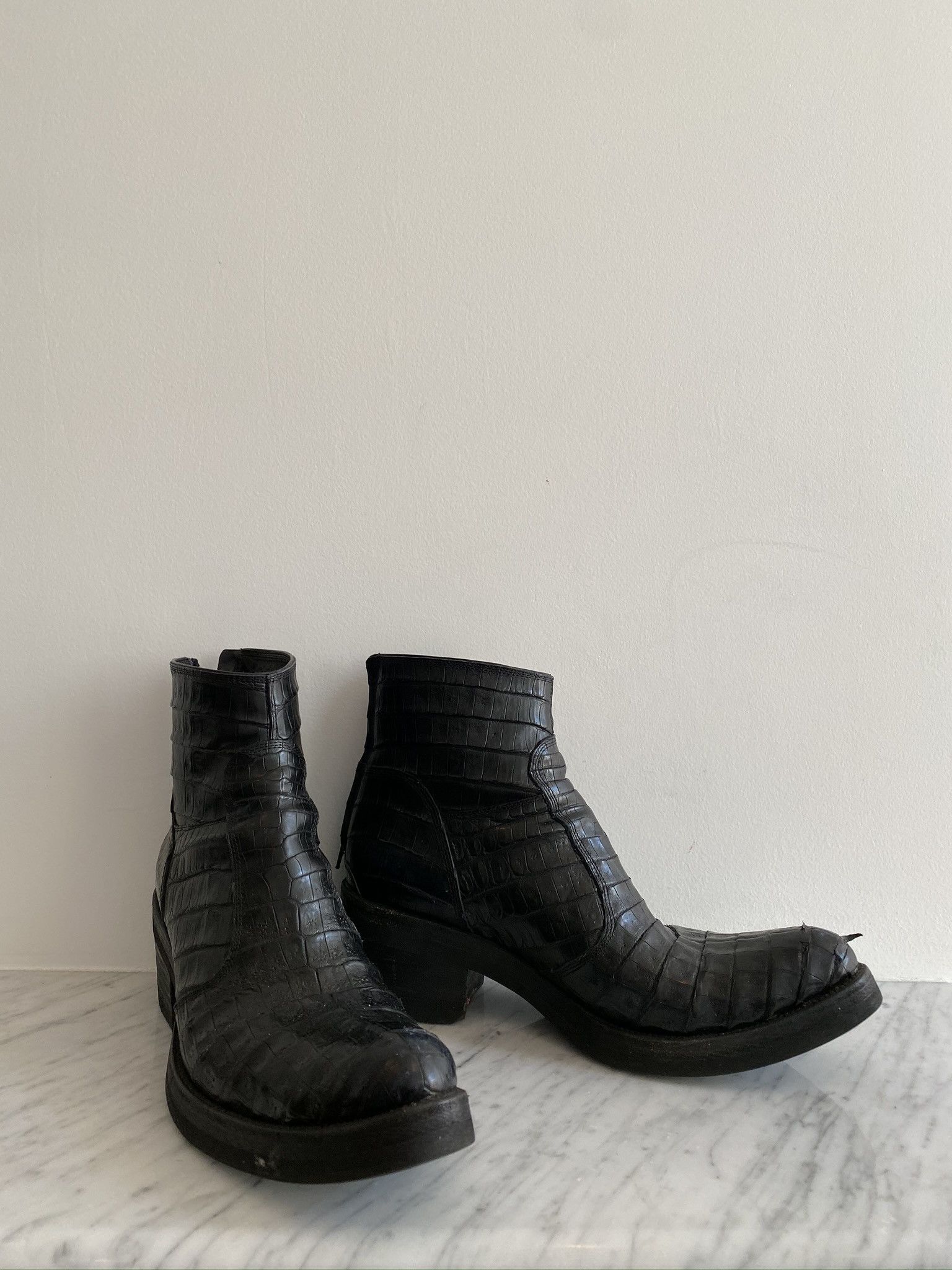 Bottes Haider Ackermann - Noir Cuir - Taille 37 EU - Neuf Sans Emballage