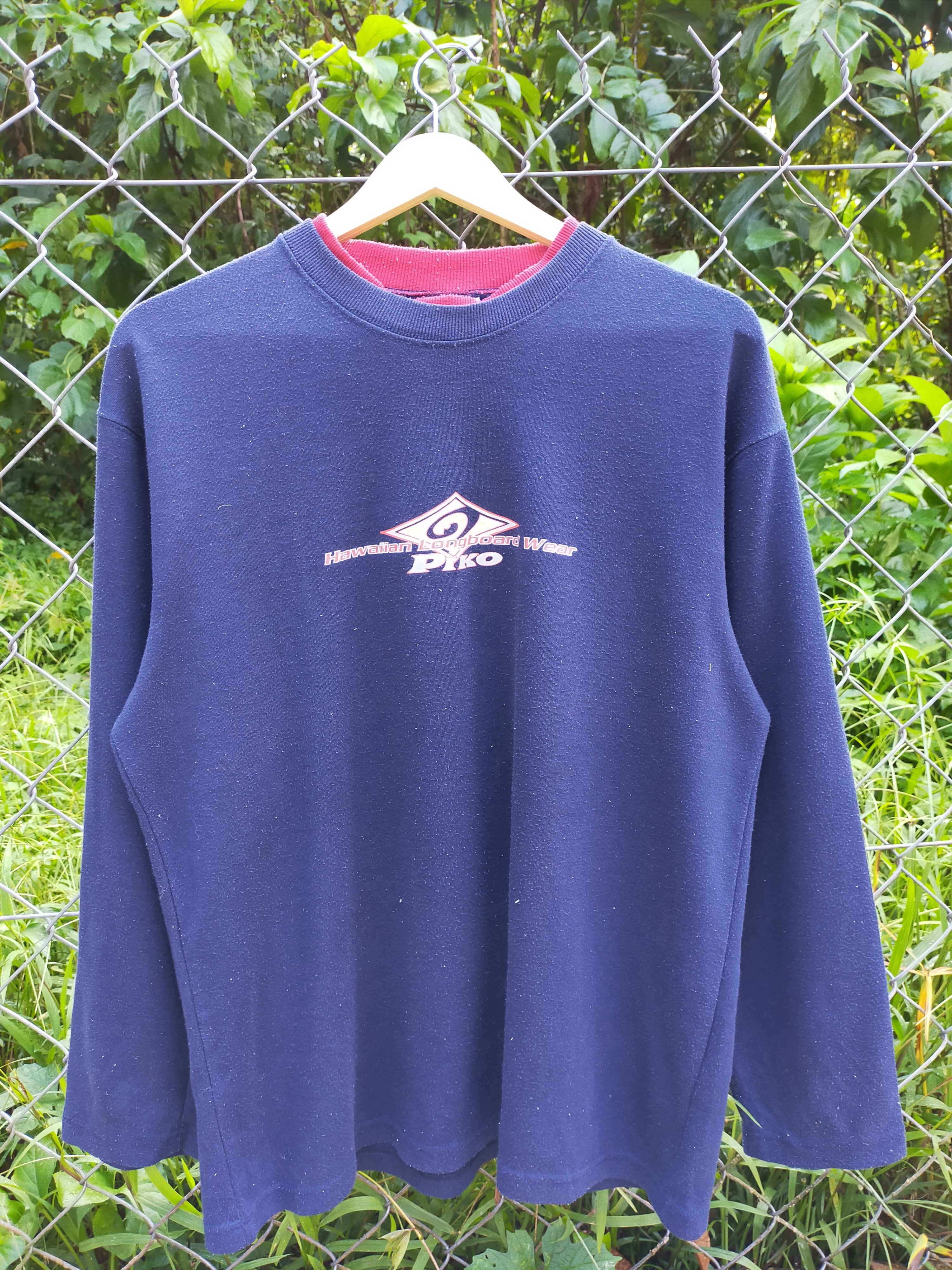 Japanese Brand Piko Hawaiian Longboard Wear Sweatshirt Grailed