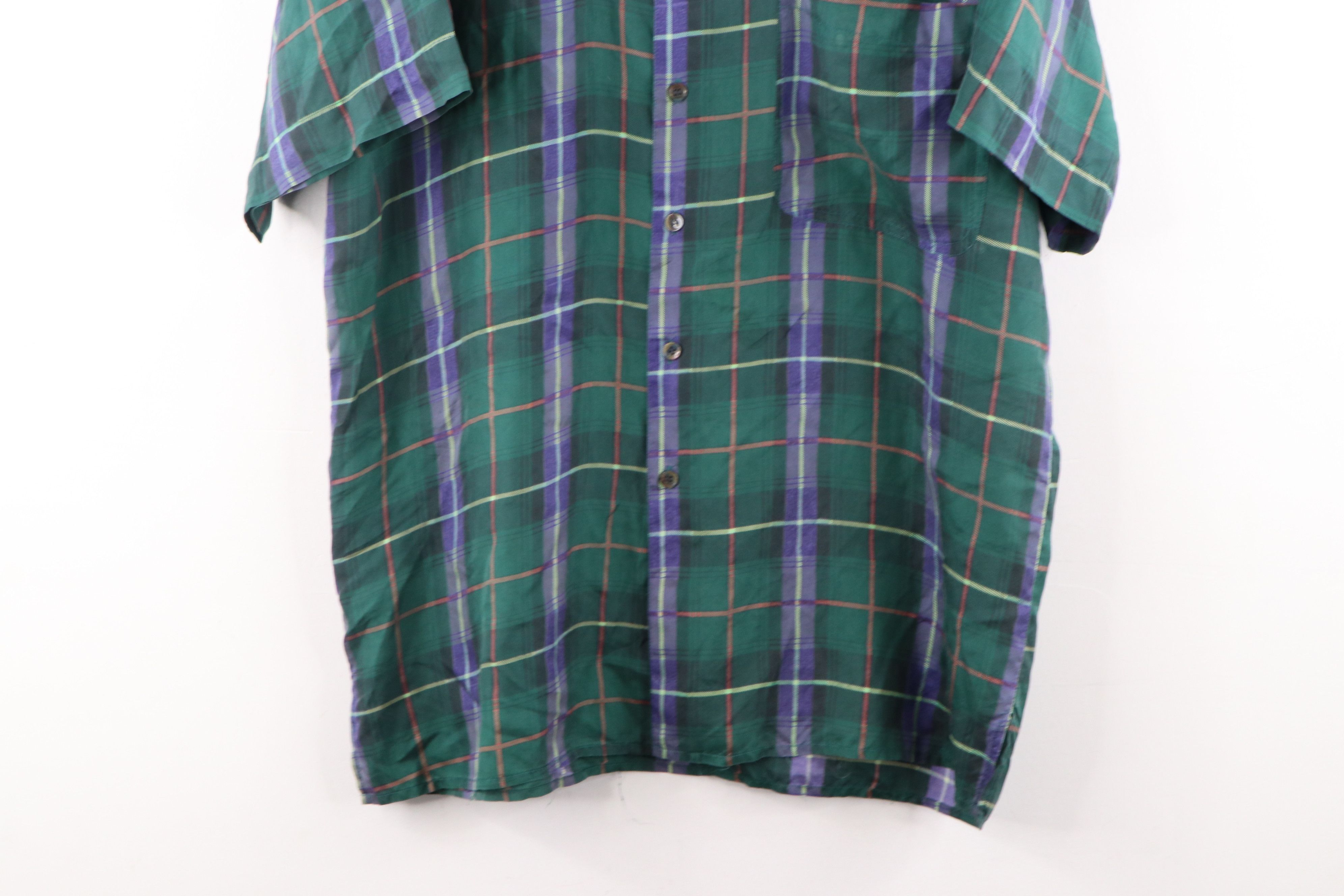 Vintage Vintage 90s Streetwear Silk Multicolor Short Sleeve Shirt Size US S / EU 44-46 / 1 - 3 Thumbnail