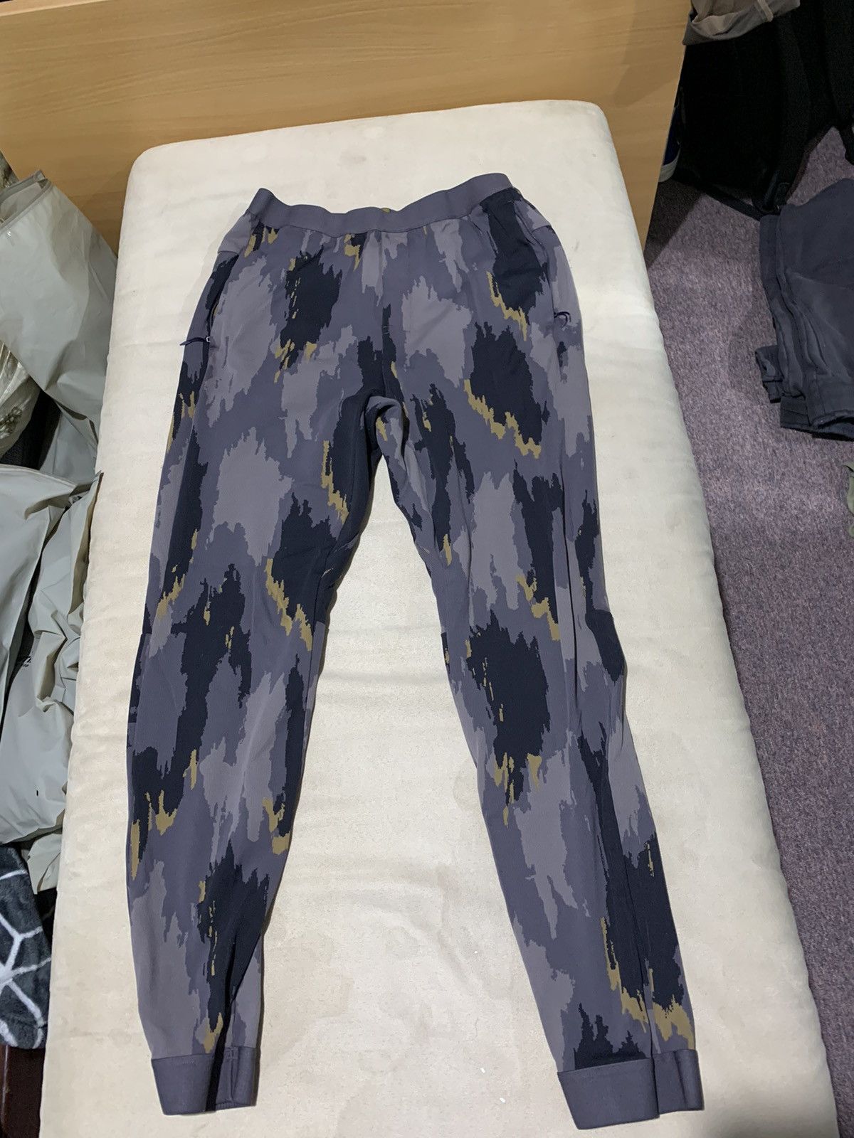 Lululemon x robert geller collab camo sweatpants