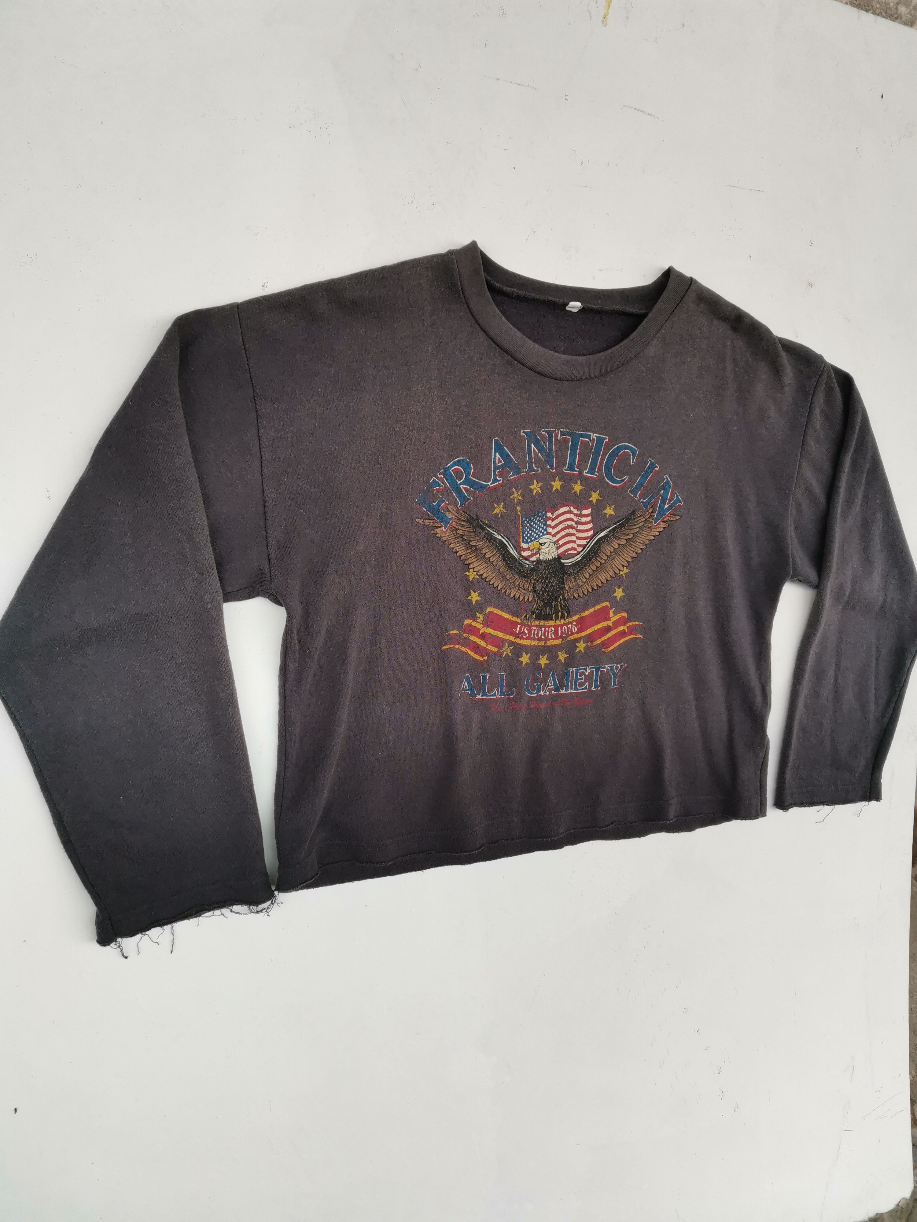 Japanese Brand Vintage Franticin All Gaiety US Tour 1976 T-shirt Size US M / EU 48-50 / 2 - 7 Thumbnail
