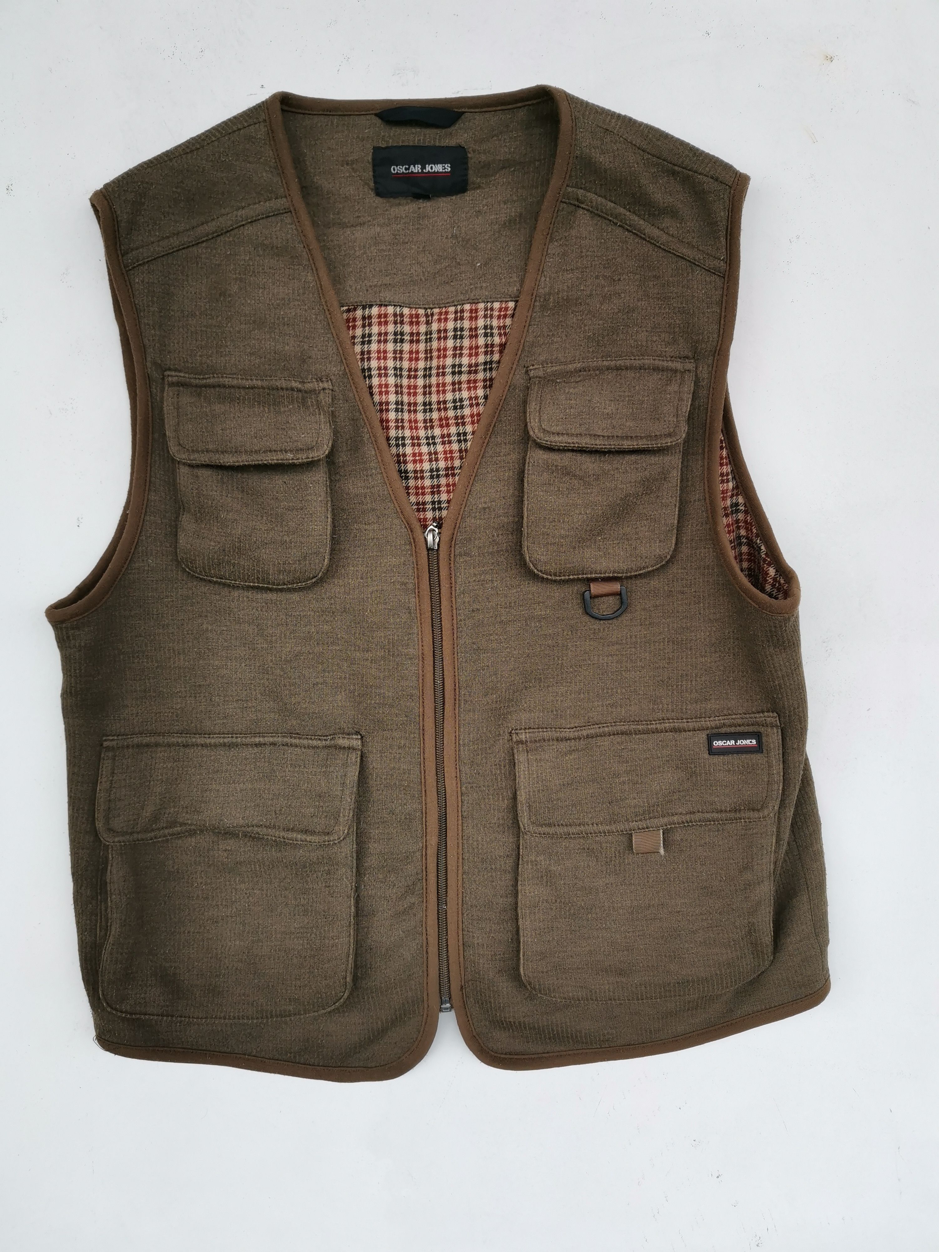 Japanese Brand Vintage Oscar Jones Four Pocket Vest Size US M / EU 48-50 / 2 - 1 Thumbnail