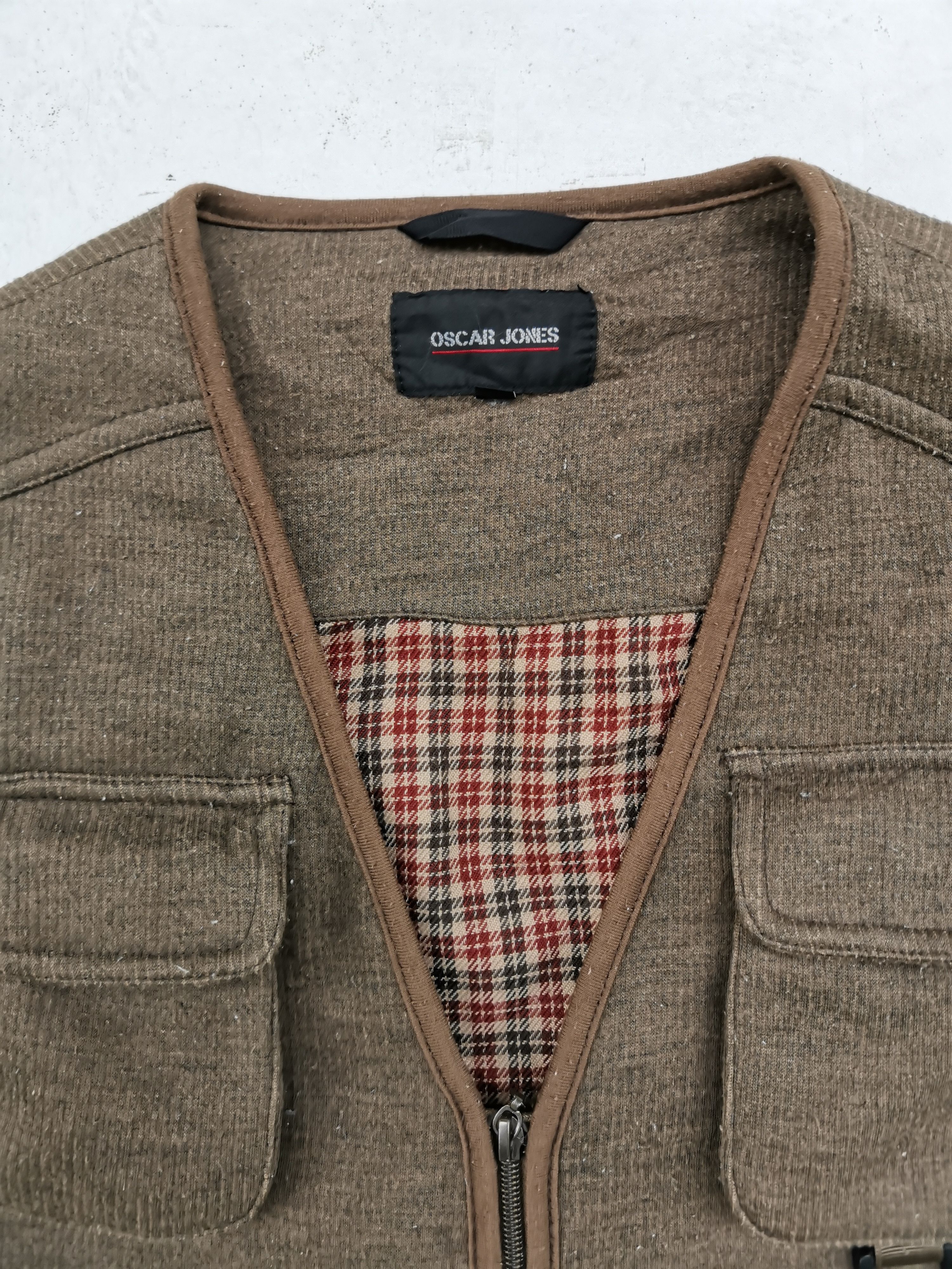 Japanese Brand Vintage Oscar Jones Four Pocket Vest Size US M / EU 48-50 / 2 - 6 Thumbnail