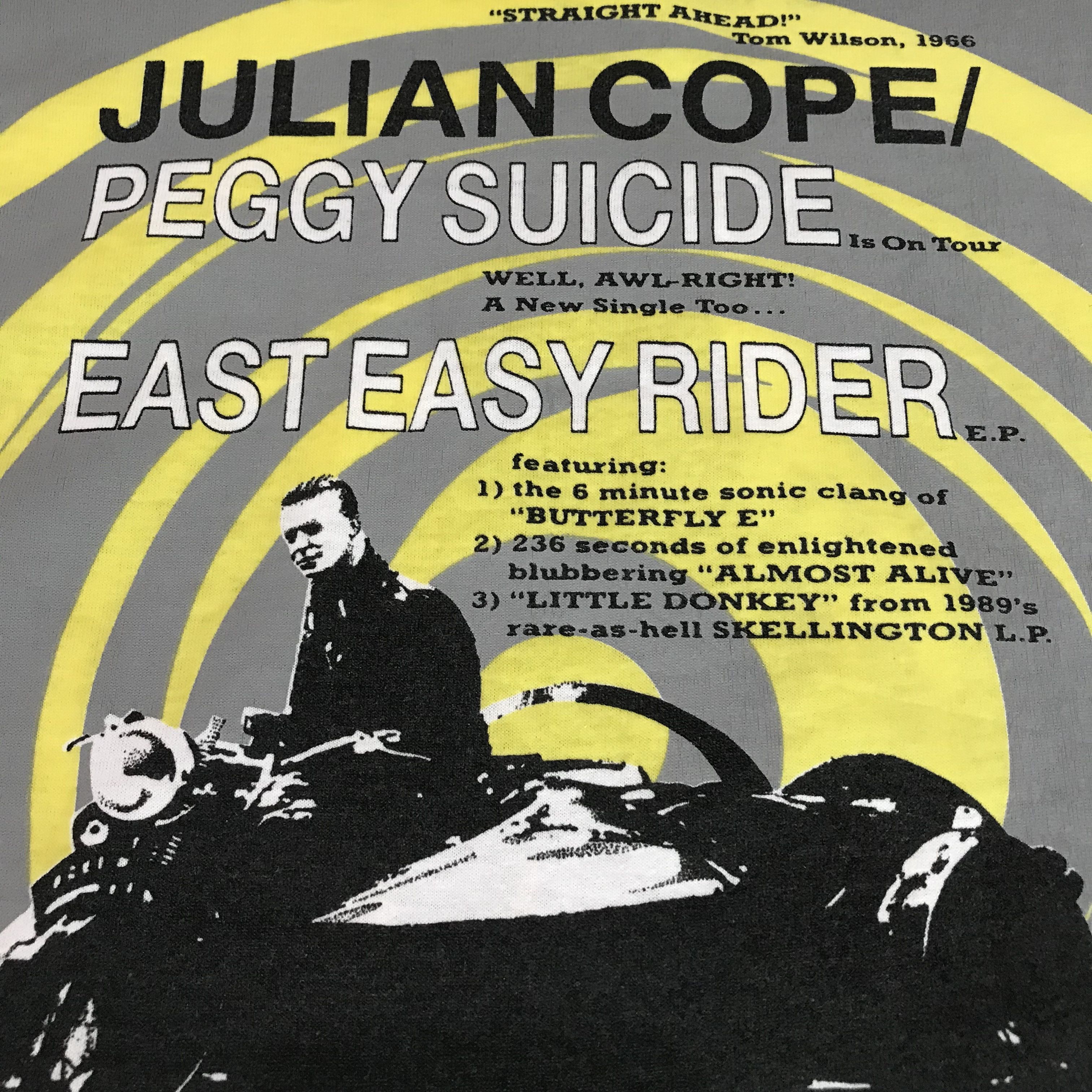 Band Tees Vintage 90s Julian Cope PeggySuicide Psychedelic rock Tee XL Size US XL / EU 56 / 4 - 3 Thumbnail