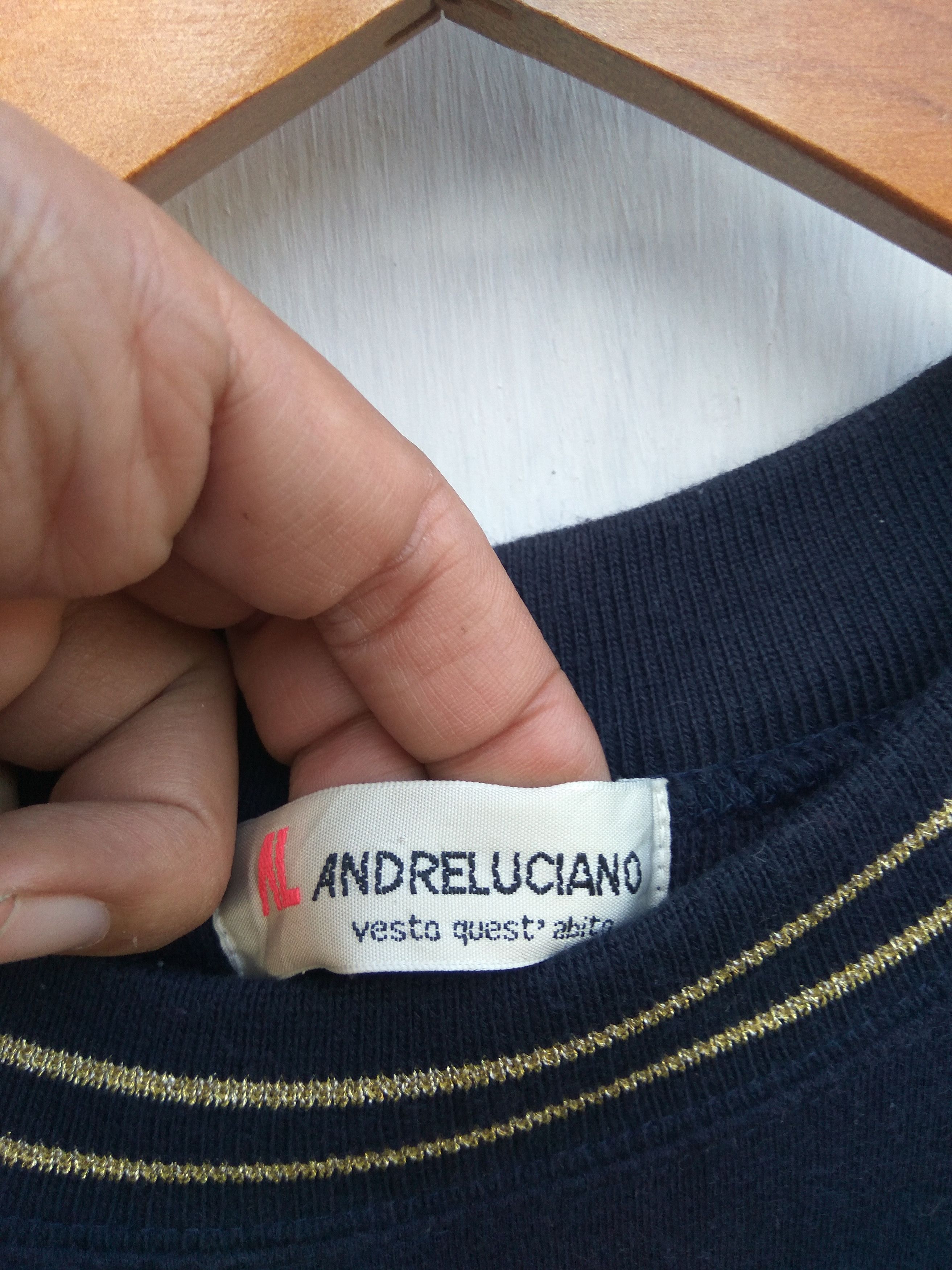 Andreluciano Andreluciano sweatshirt spell out embroidery Size US S / EU 44-46 / 1 - 4 Thumbnail