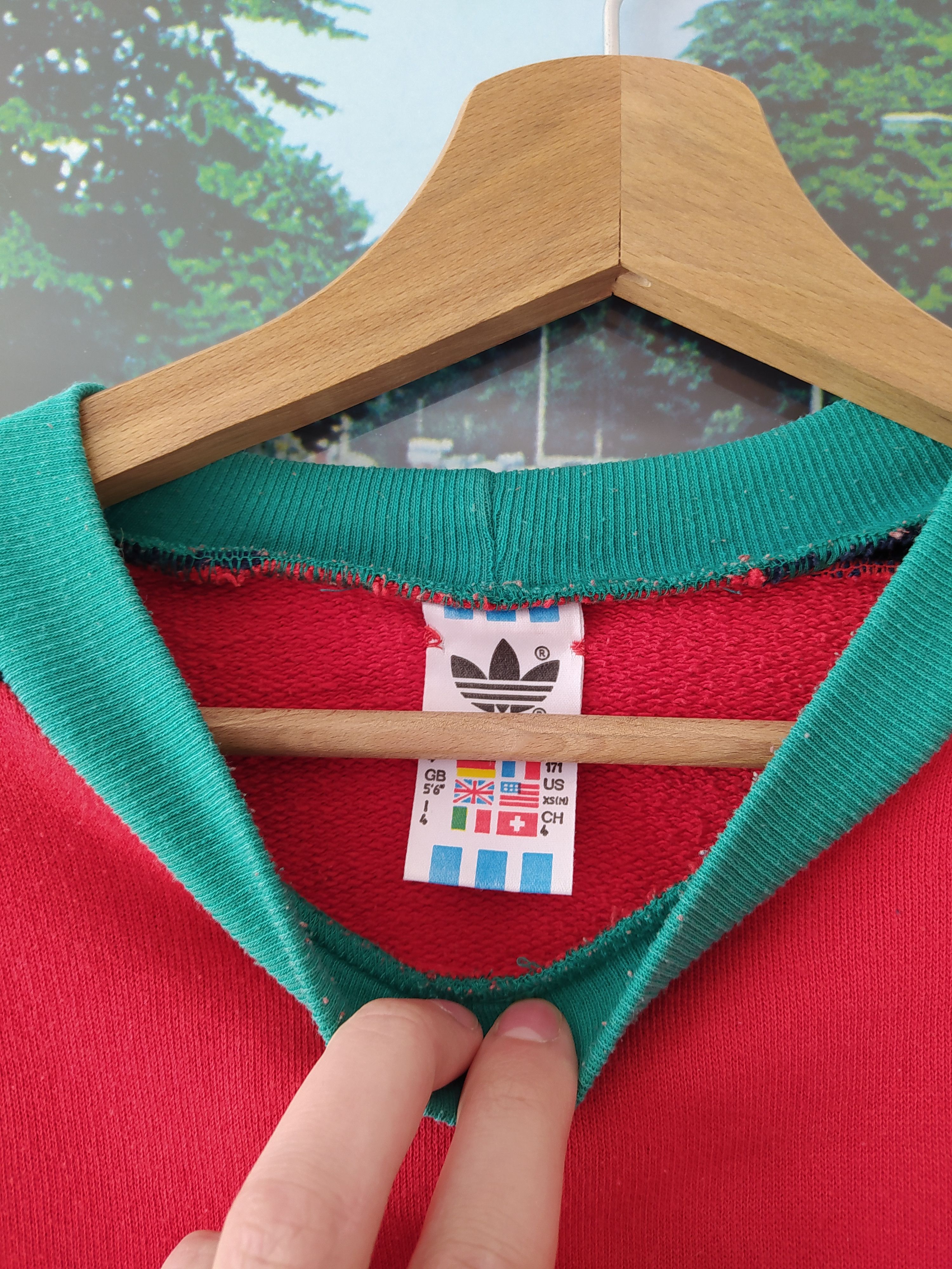Adidas Vintage adidas crewneck made in Hungary Size US S / EU 44-46 / 1 - 3 Thumbnail