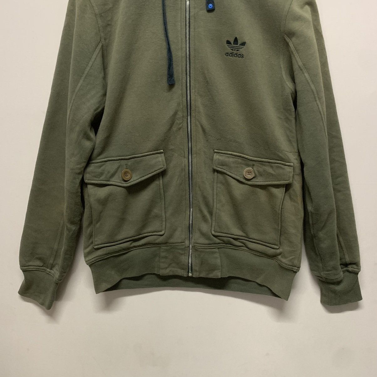 Vintage Vintage Adidas SmallLogo Embroidery ZipUps Reversible Jacket Size US L / EU 52-54 / 3 - 3 Thumbnail