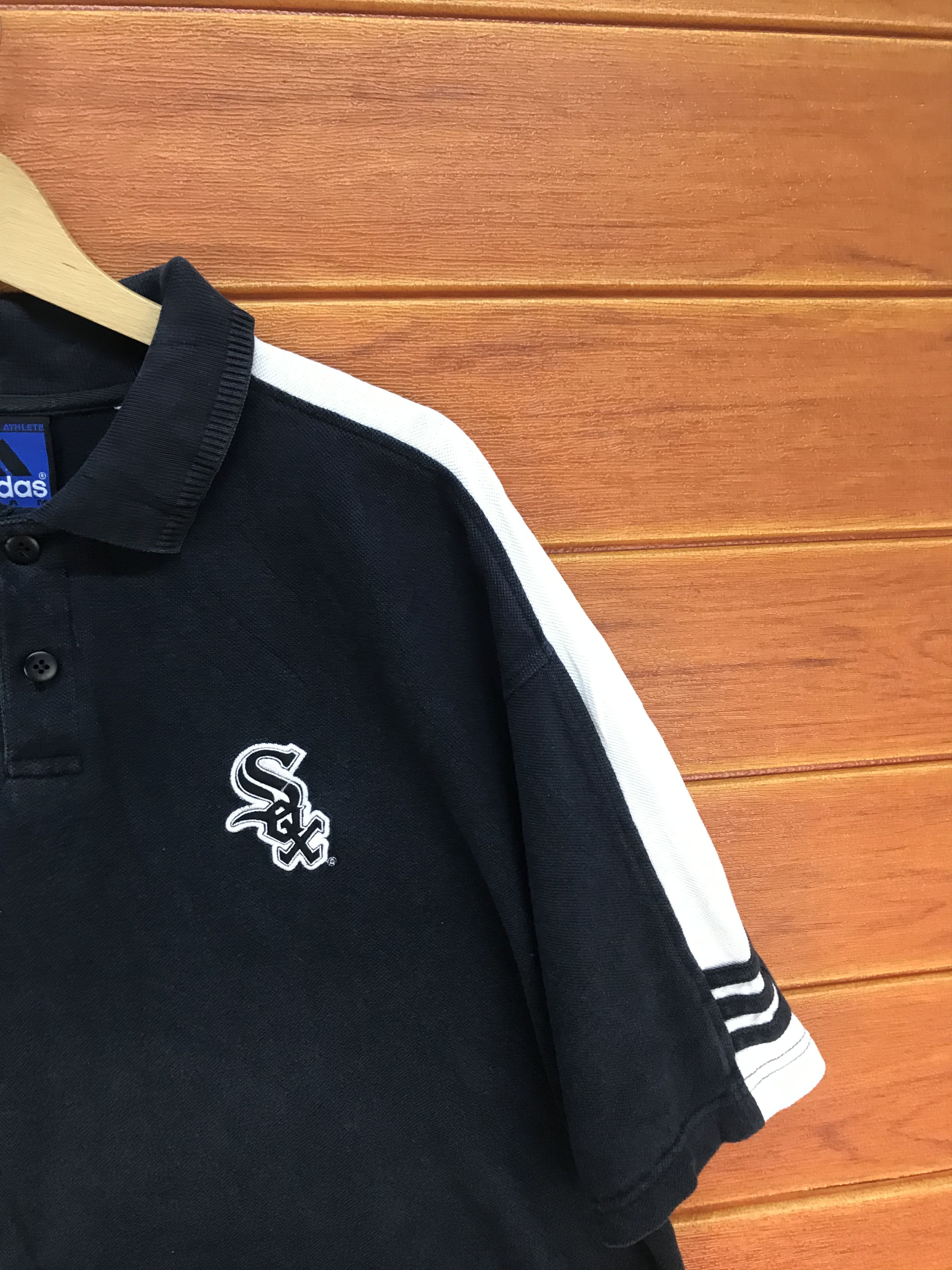 Adidas Vintage ADIDAS X Chicago White Sox MLB Oversize Polo Shirt Size US M / EU 48-50 / 2 - 3 Thumbnail