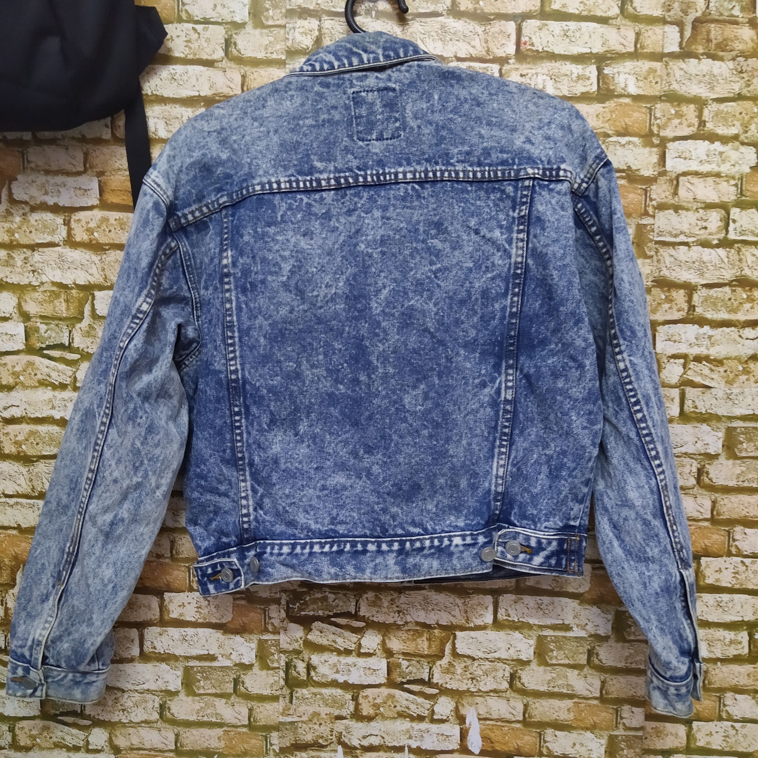 Japanese Brand VINTAGE MAC HOPE DENIM JACKET ACID WASH (B973) Size US L / EU 52-54 / 3 - 4 Thumbnail