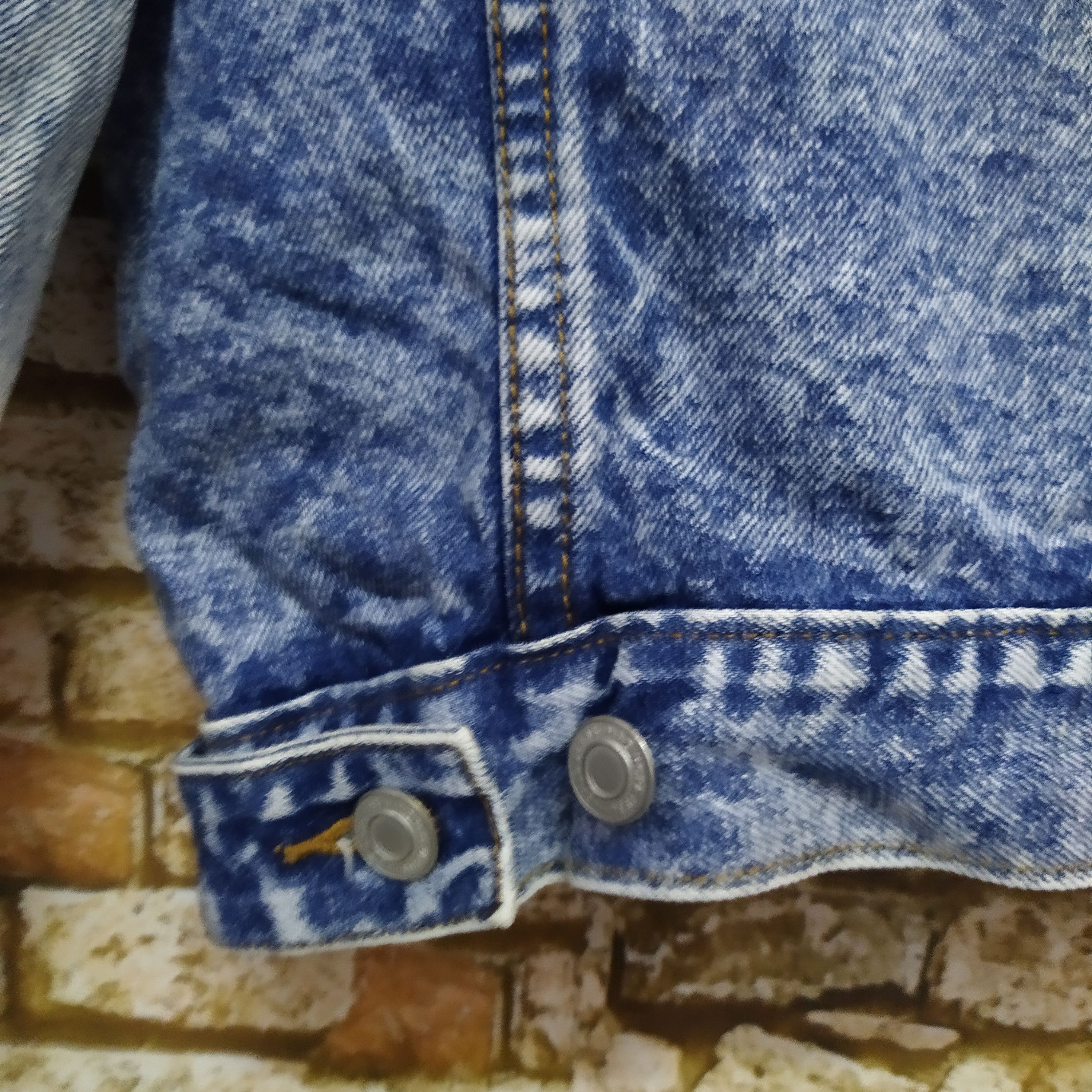 Japanese Brand VINTAGE MAC HOPE DENIM JACKET ACID WASH (B973) Size US L / EU 52-54 / 3 - 5 Thumbnail